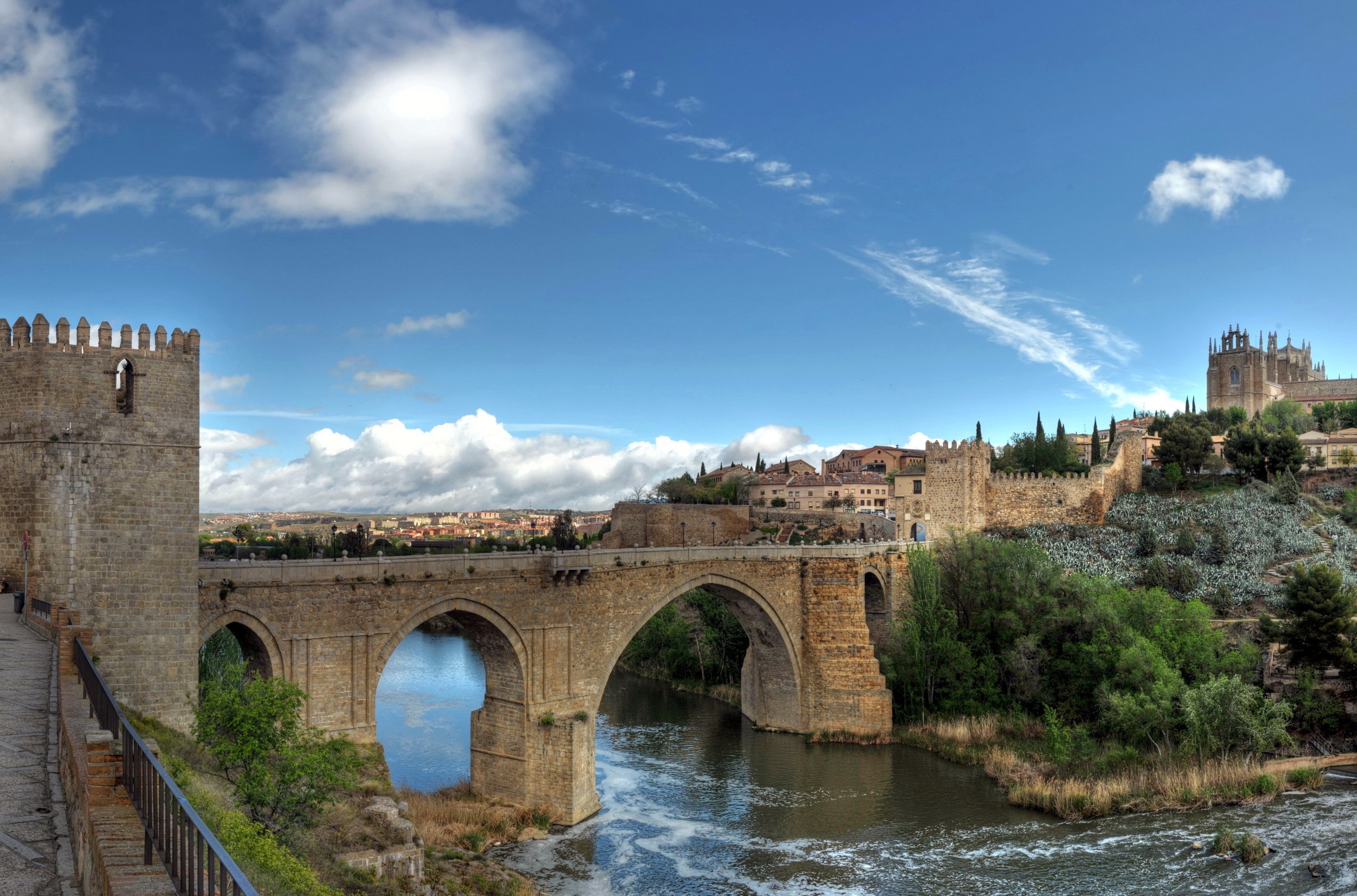 Toledo Spain Bridge Puente De San Martin 3072x2028