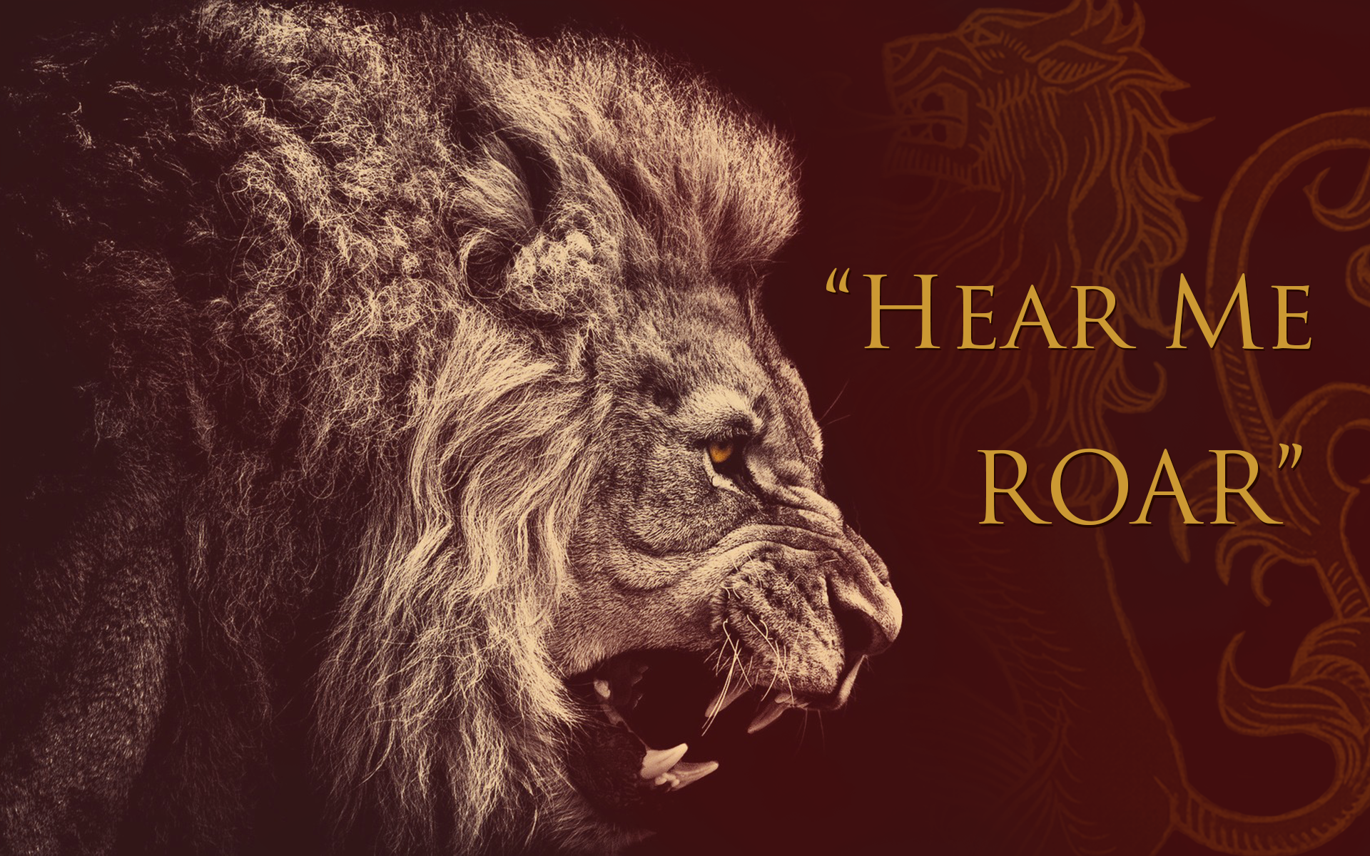 Lion House Lannister Sigils Game Of Thrones 1920x1200
