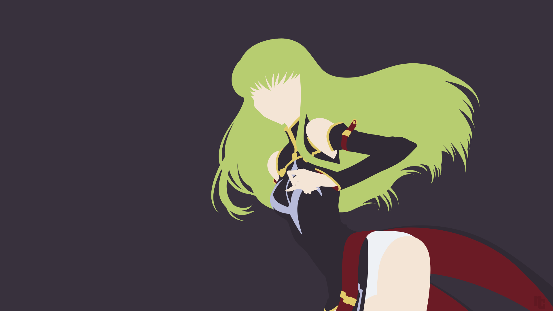 Anime Code Geass Minimalism C C 1920x1080