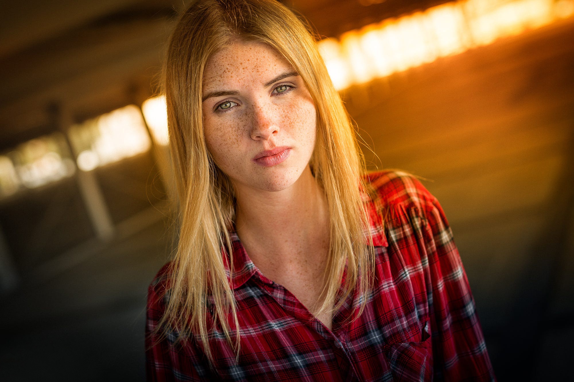 Woman Model Girl Depth Of Field Blonde Green Eyes Freckles Wallpaper Resolution2000x1333 Id 