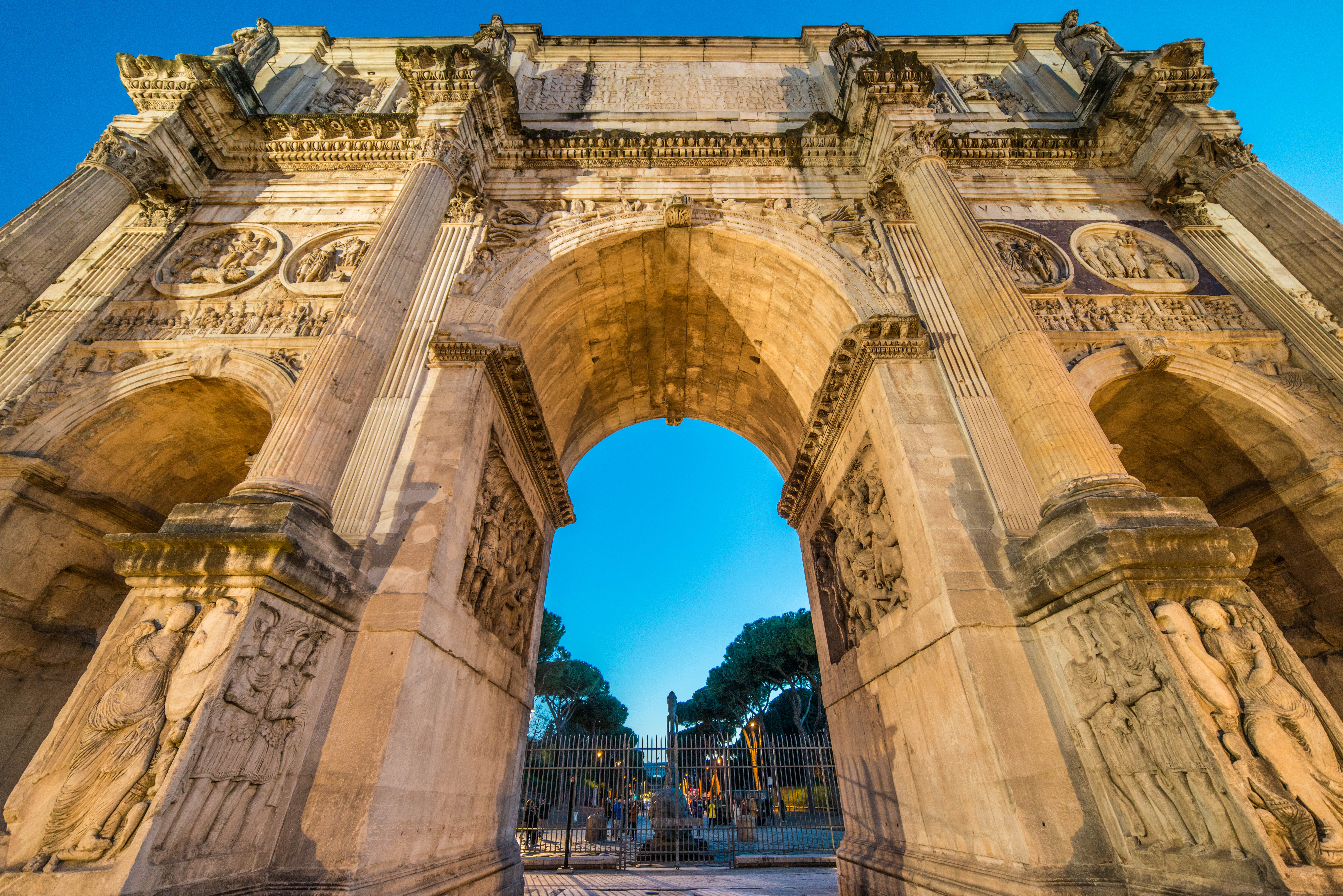 Arch Arch Of Constantine Architecture Columns Italy Rome Ruin Monument 7262x4847