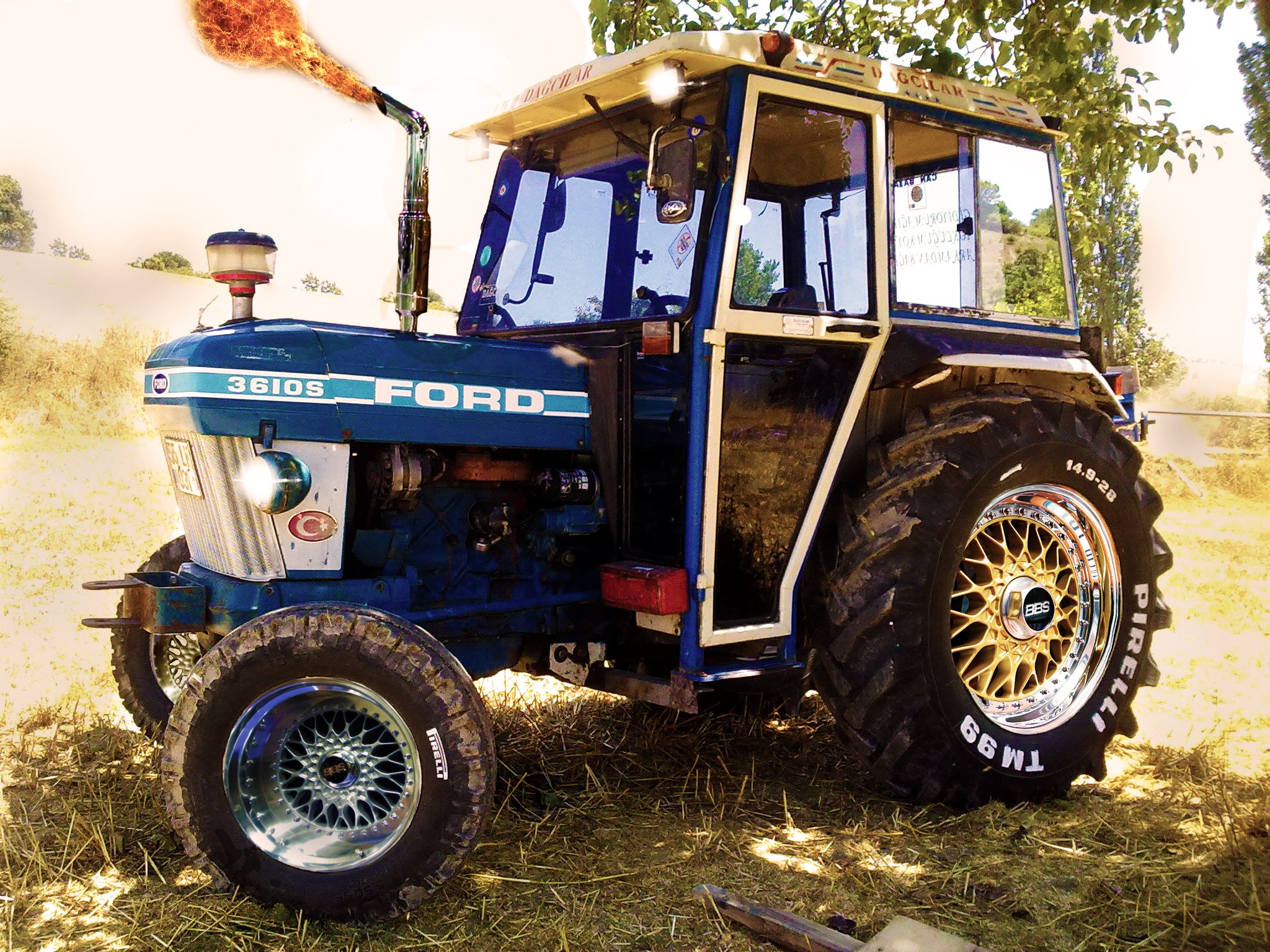 Tractors Ford Vehicle Farm Heavy Equipment 2048x1536