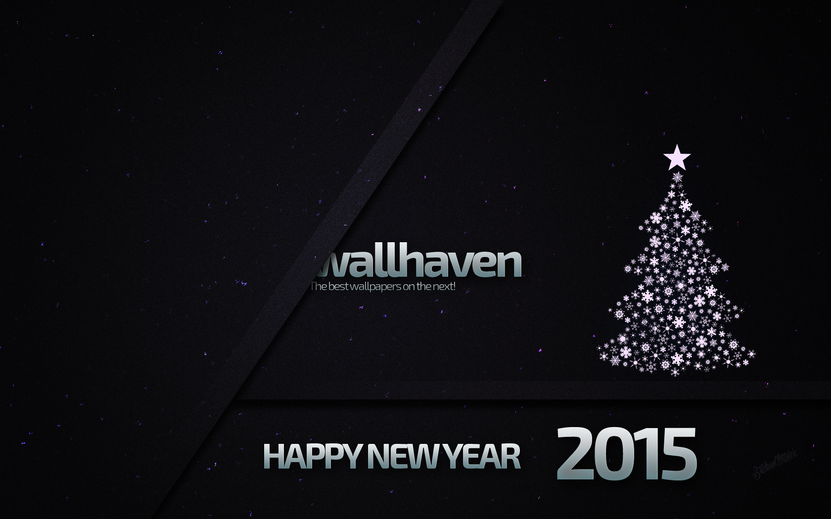 Wallhaven Christmas New Year 2015 Christmas Tree 1680x1050
