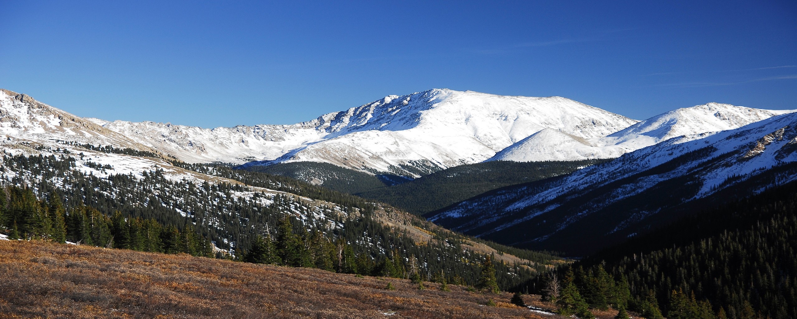 Landscape Snow Tundra 2560x1024