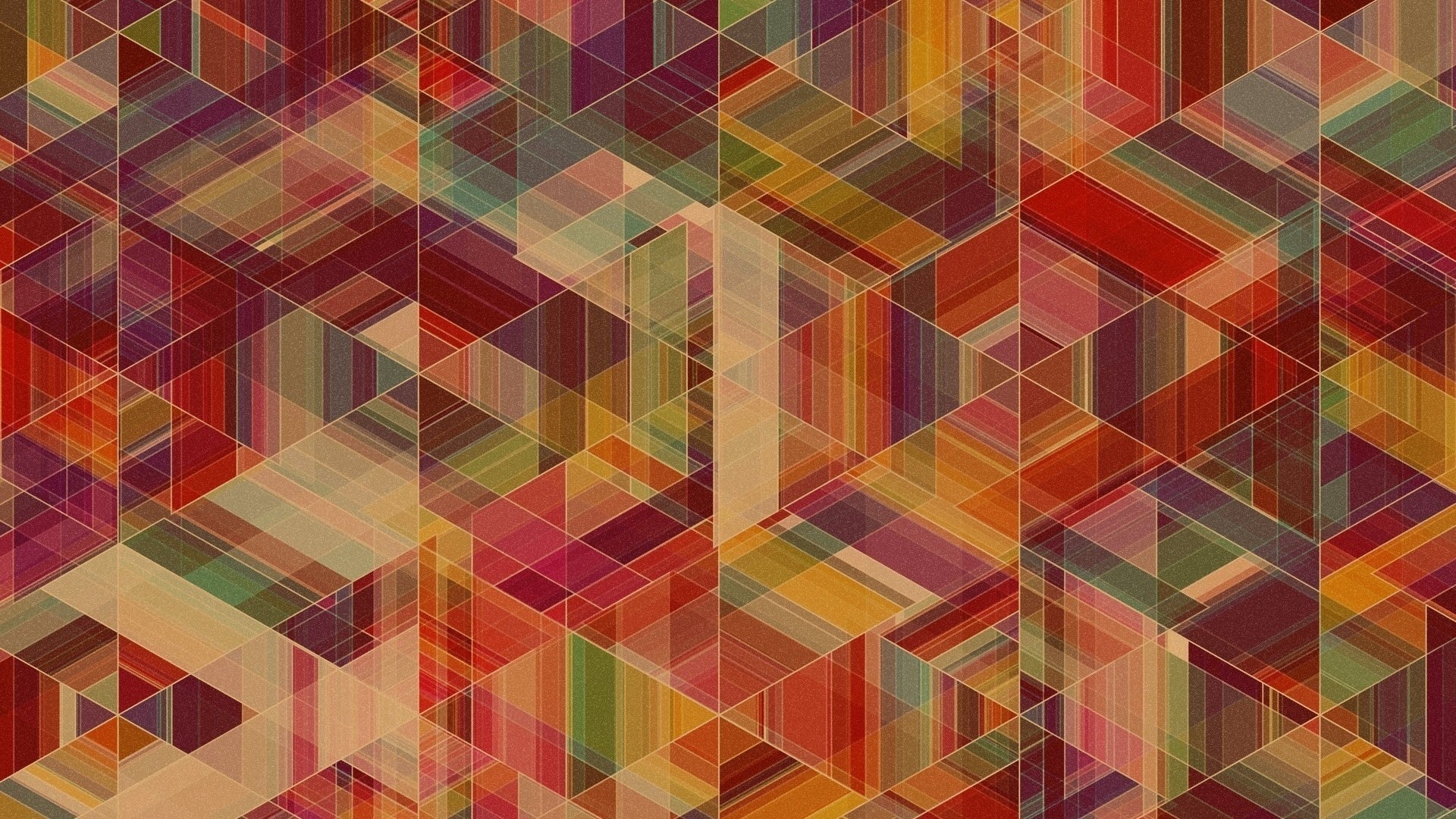 Anime Colorful Symmetry Simon C Page Pattern Abstract Geometry 1920x1080