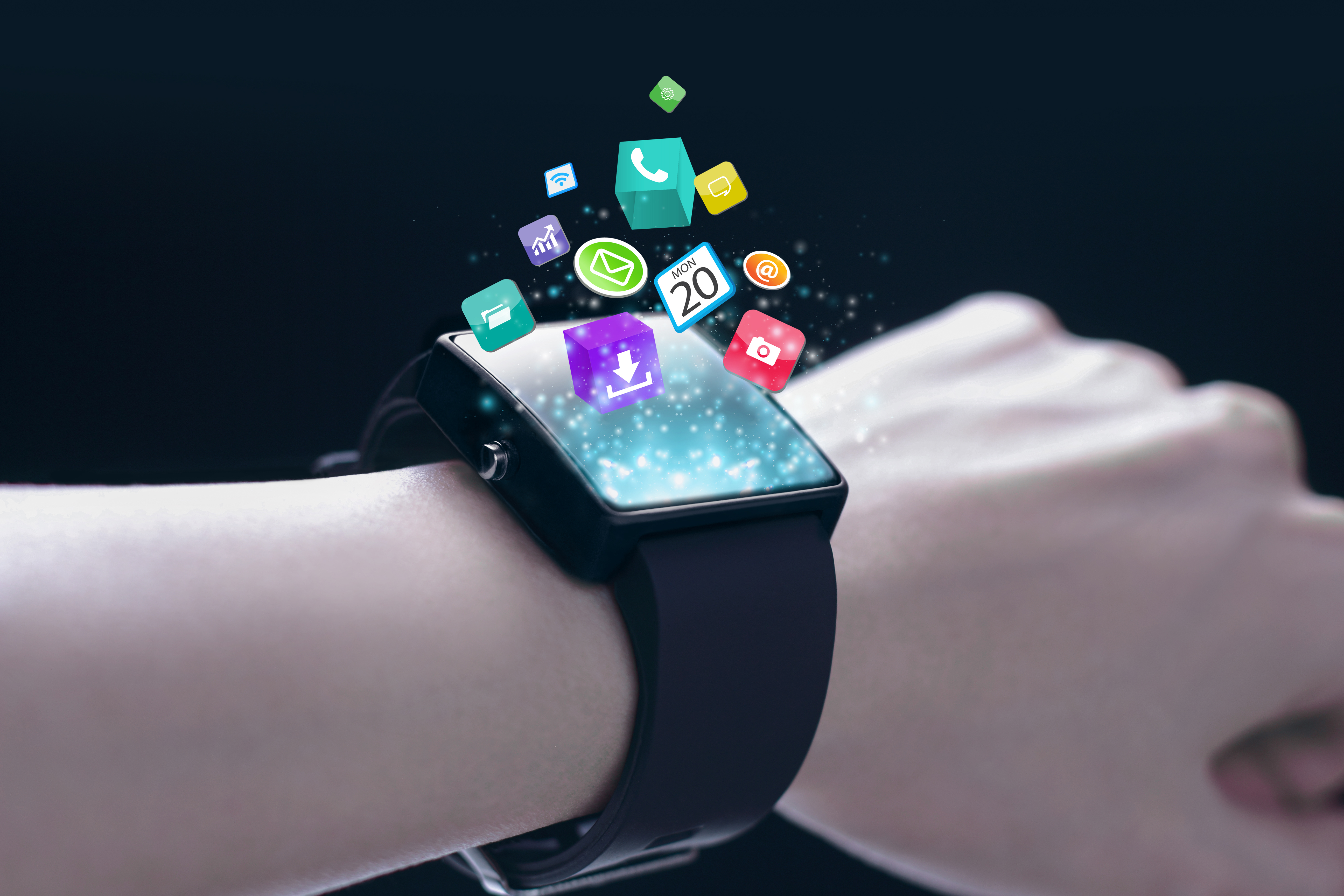 Smartwatch Hands Icon 5184x3456