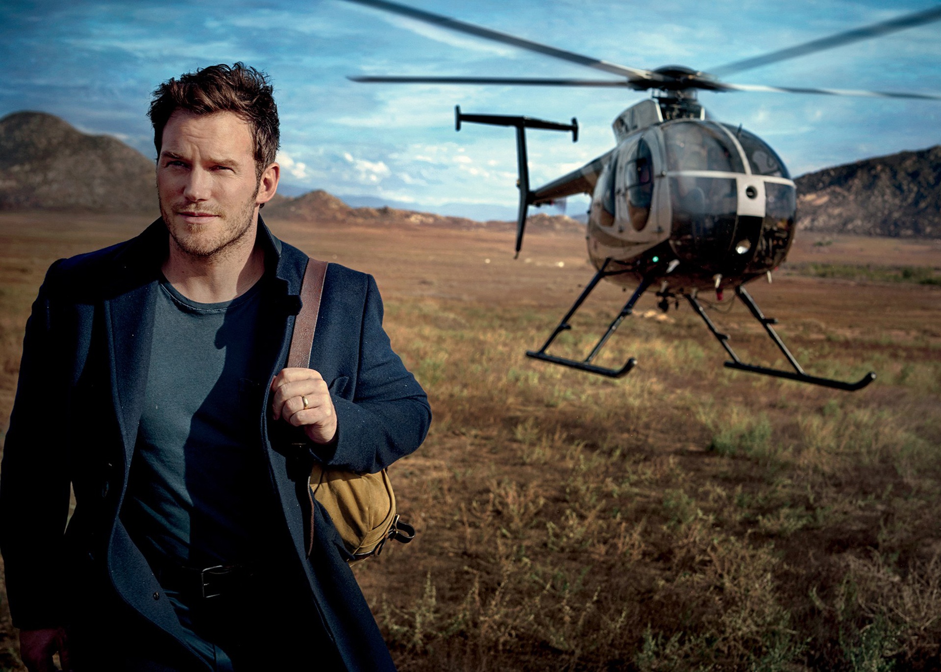Chris Pratt Actor American Helicopter 1920x1371