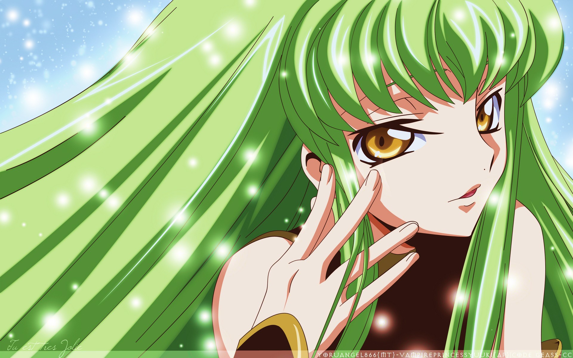 Anime Girls Code Geass C C 1920x1200