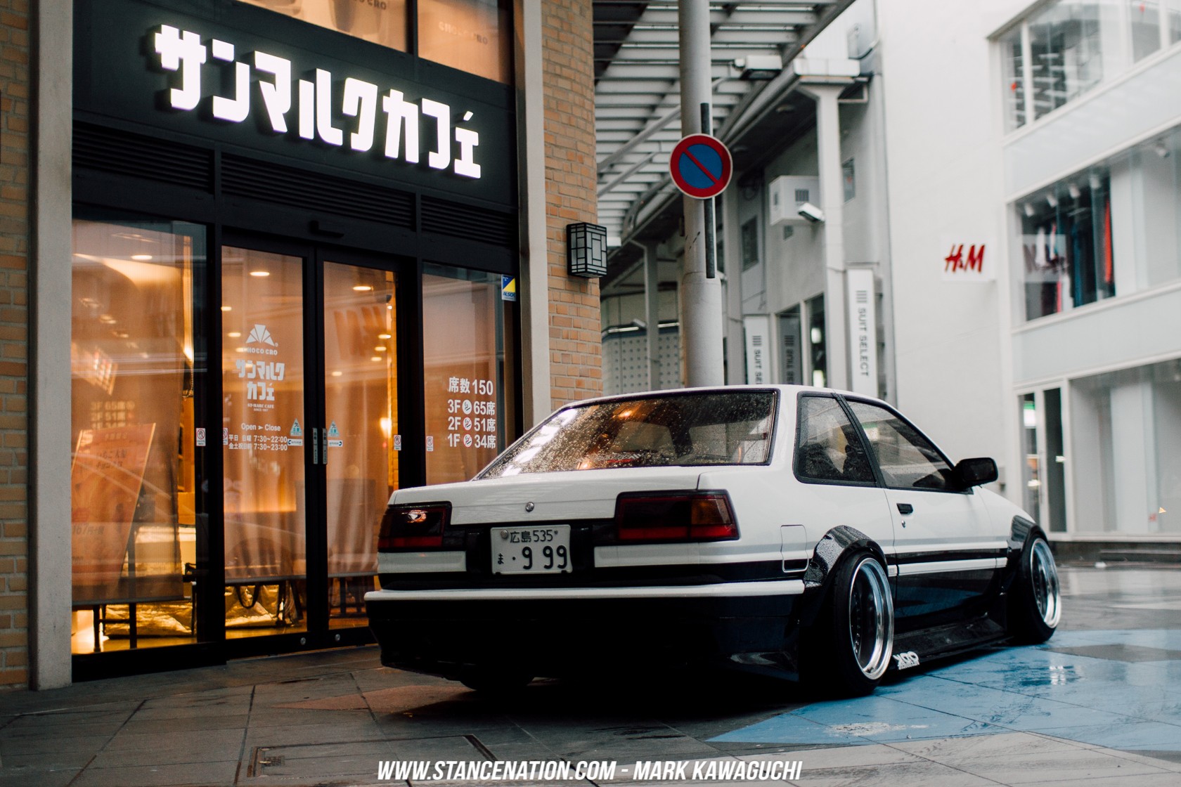 Toyota AE86 Car Numbers White Cars Asia Vehicle StanceNation 1680x1120