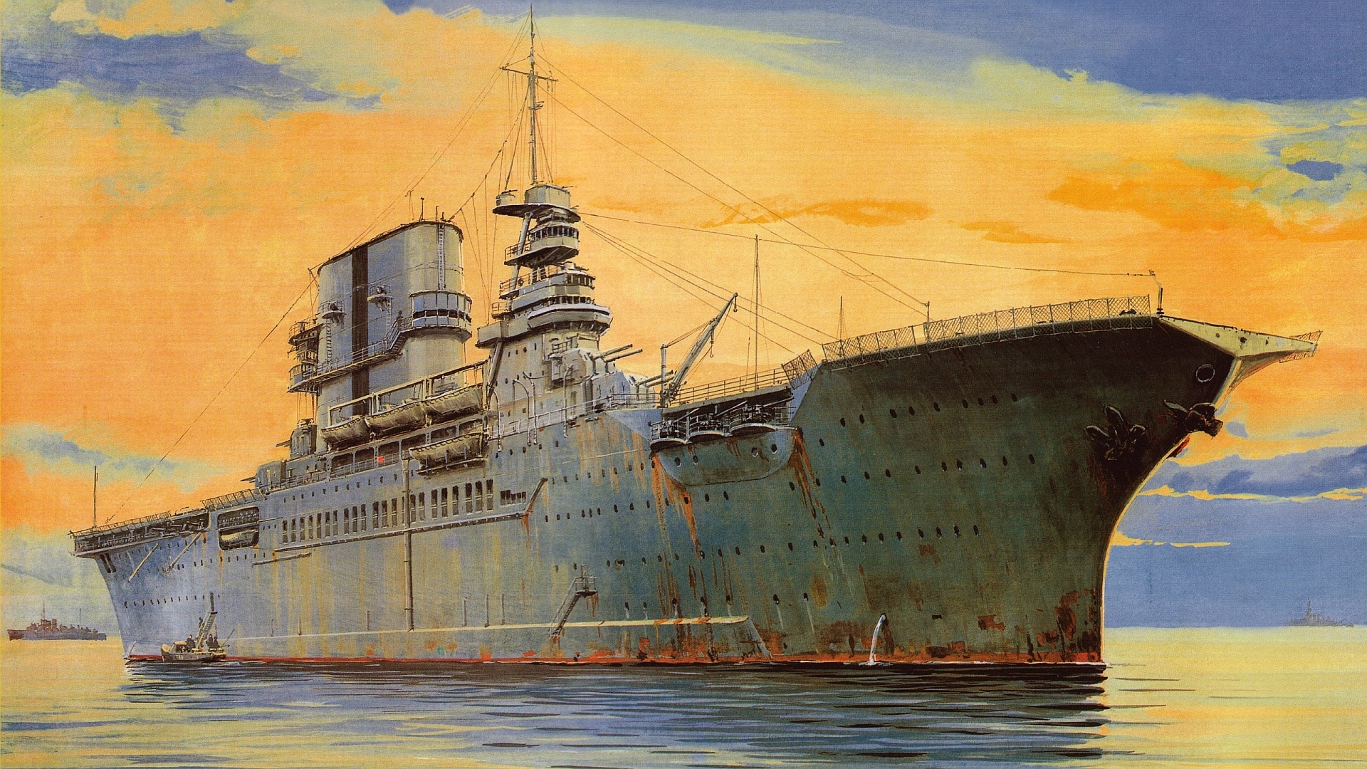 Military Ship 1920x1080