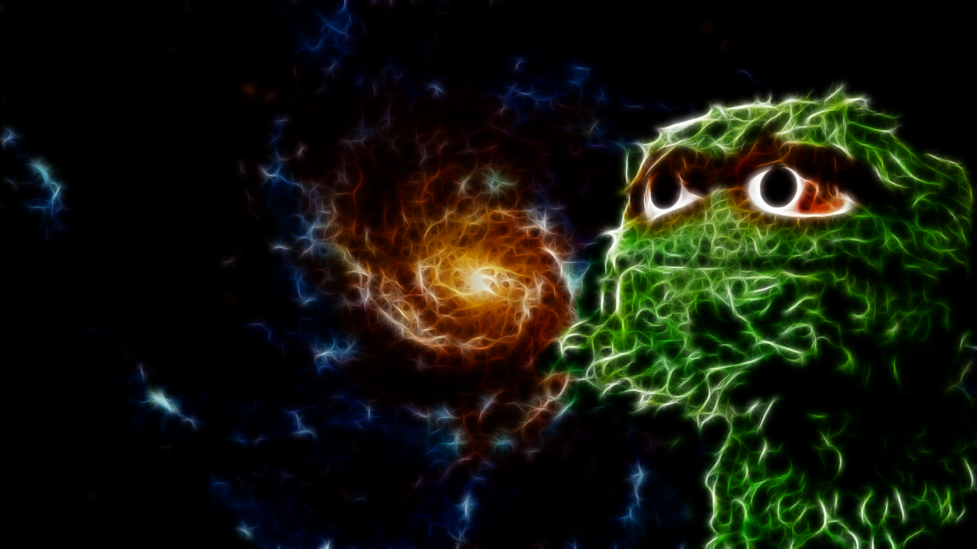 Fractal Oscar The Grouch 1920x1080