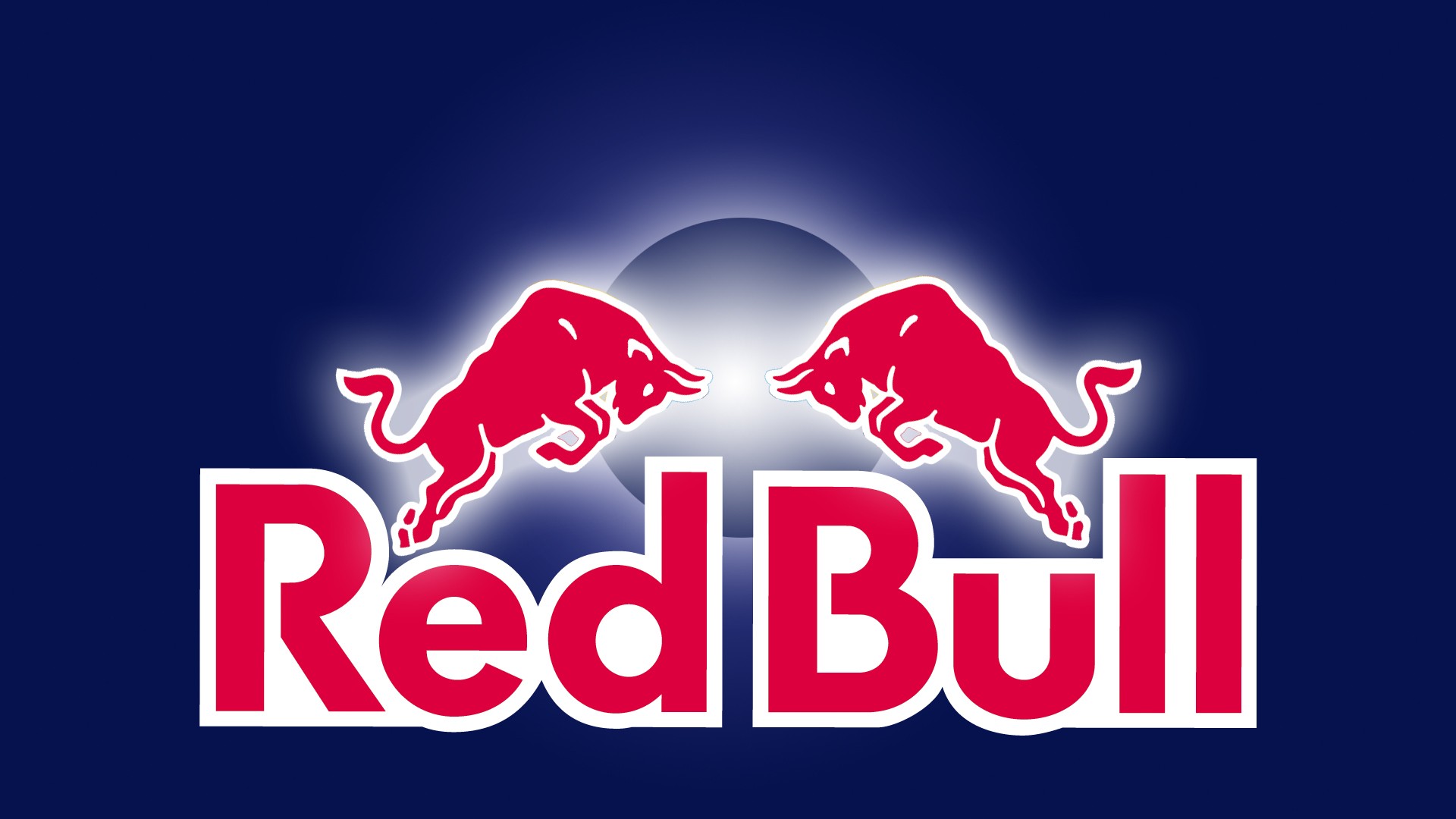 Red Bull Logo Blue Background Wallpaper Resolution 19x1080 Id Wallha Com