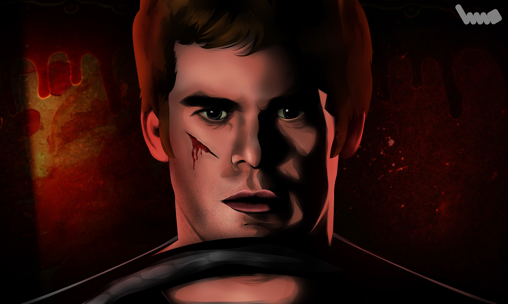 Dexter Michael C Hall Vector Vexel Illustration 1920x1149