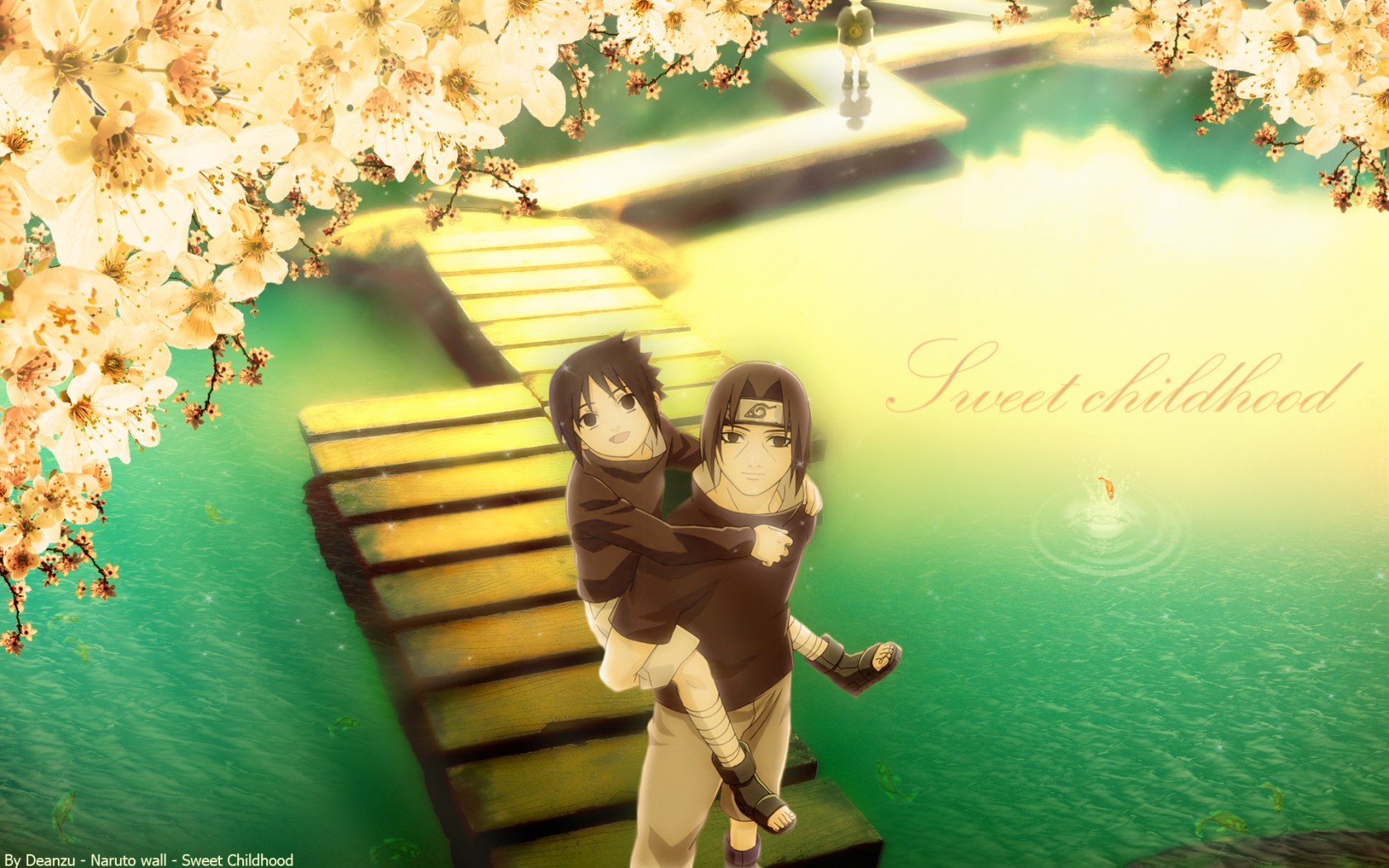 Naruto Shippuuden Uchiha Sasuke Uchiha Itachi Brothers Bridge 1680x1050