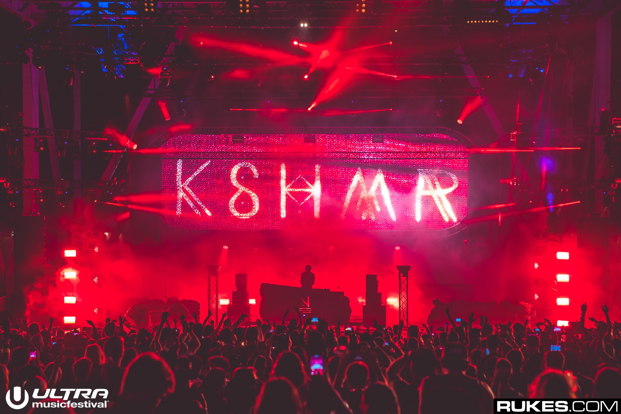 Ultra Music Festival Rukes Stages KSHMR Lights Photography Crowds Music 2048x1365