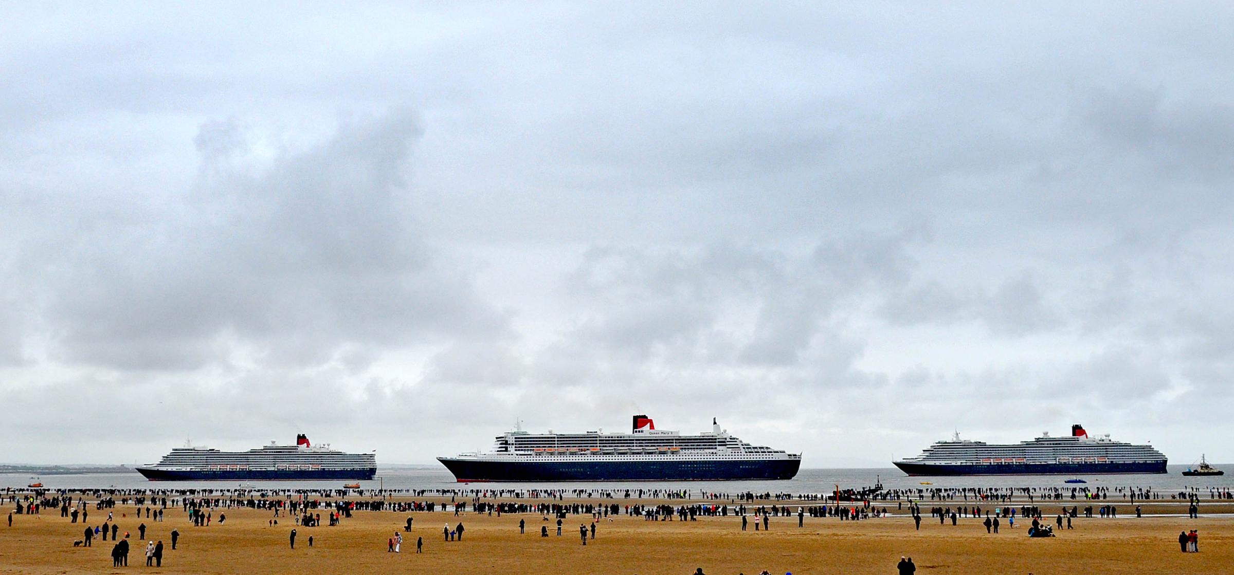 Liverpool Cruise Ship England Coastline 2400x1119