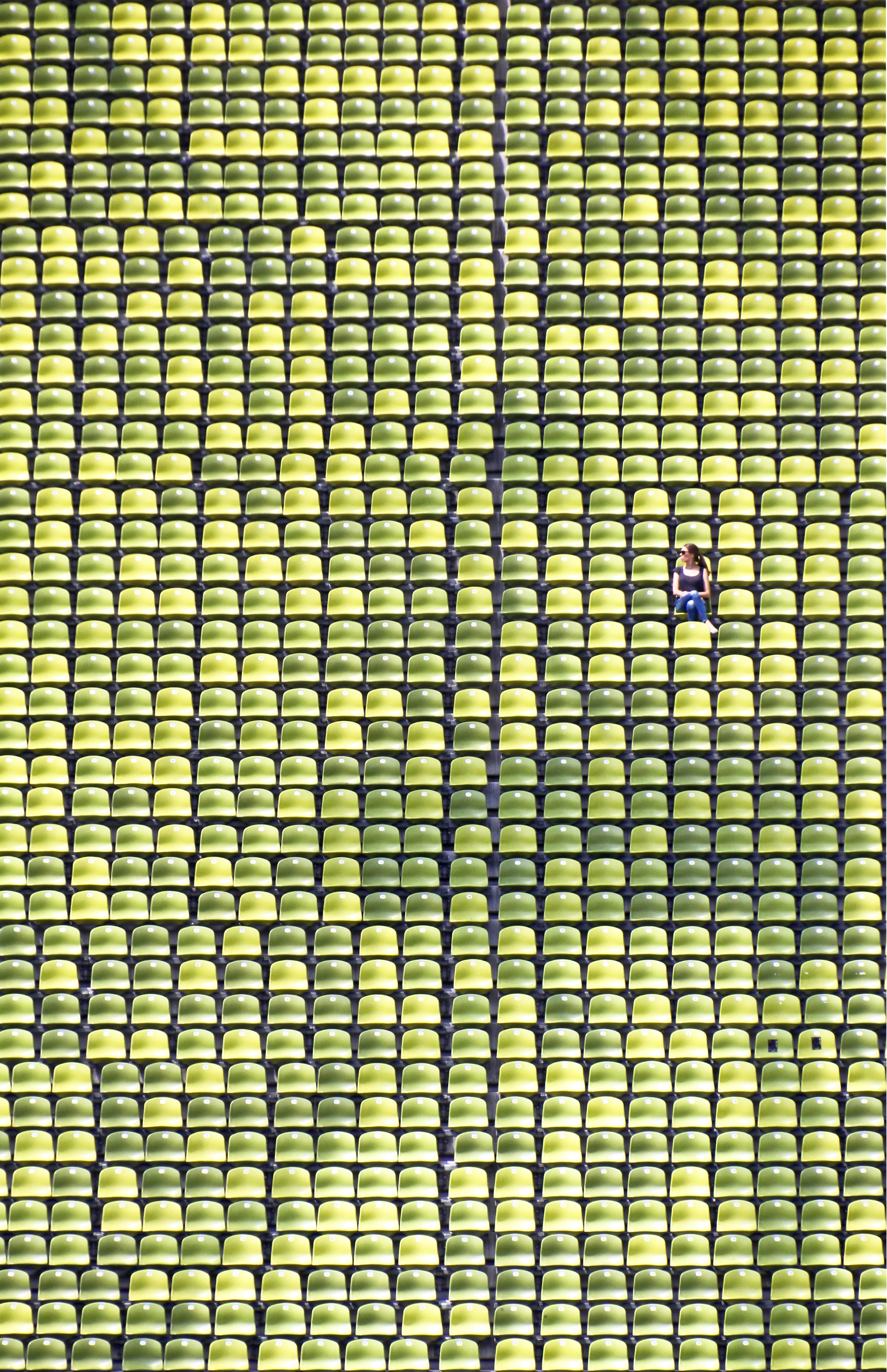 Allianz Arena FC Bayern Munich Germany Stadium Seating Stadium Vertical Portrait Display Green 3300x5104