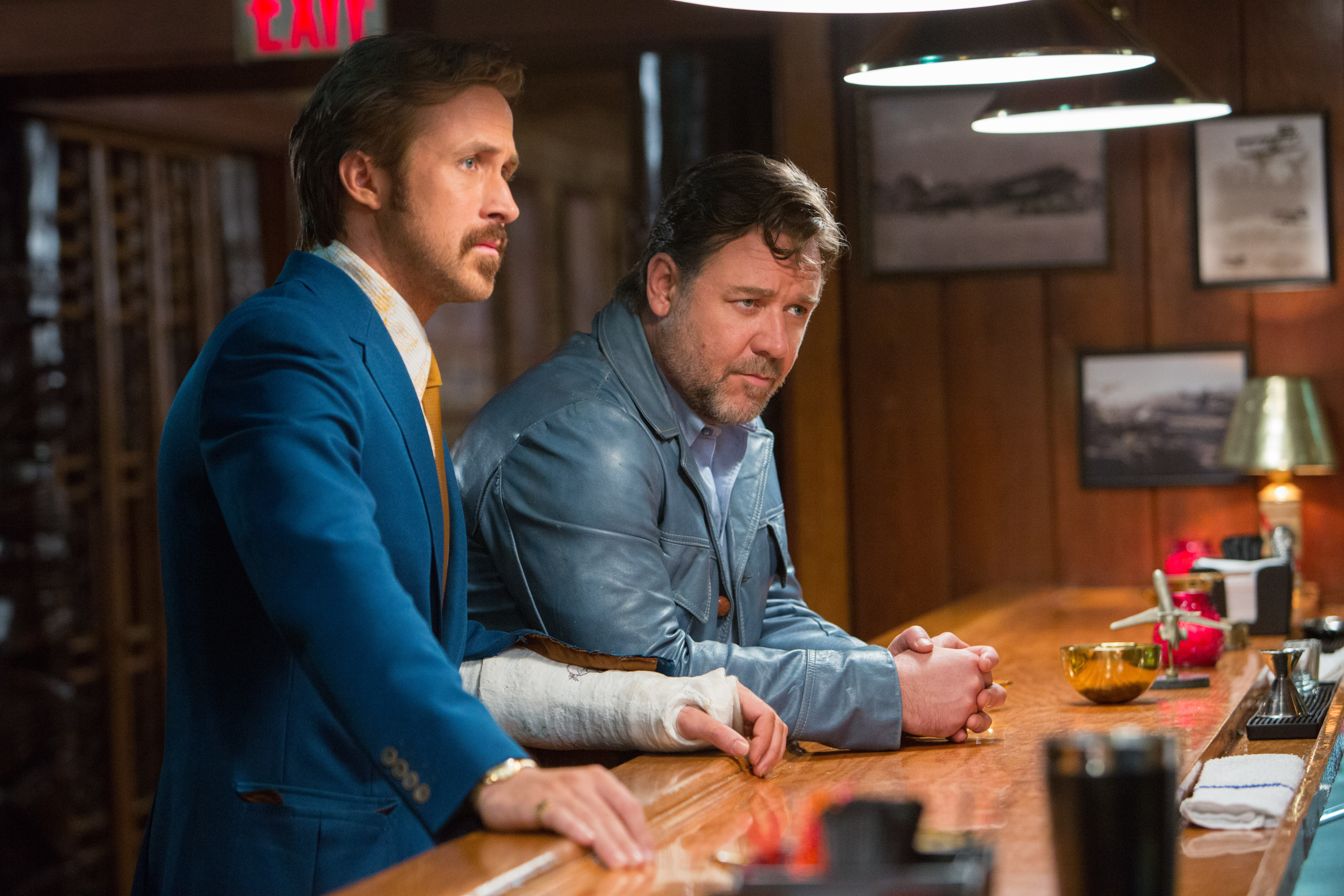 The Nice Guys Ryan Gosling Russell Crowe 5760x3840