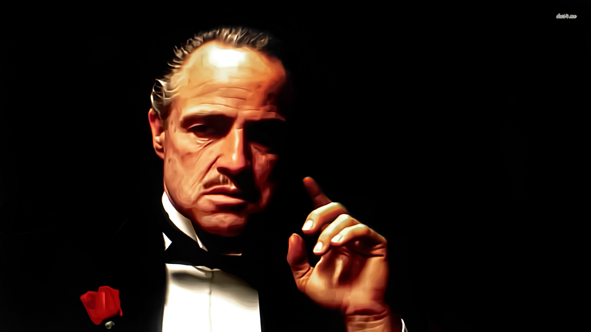 The Godfather Marlon Brando Photoshop Vito Corleone 1920x1080