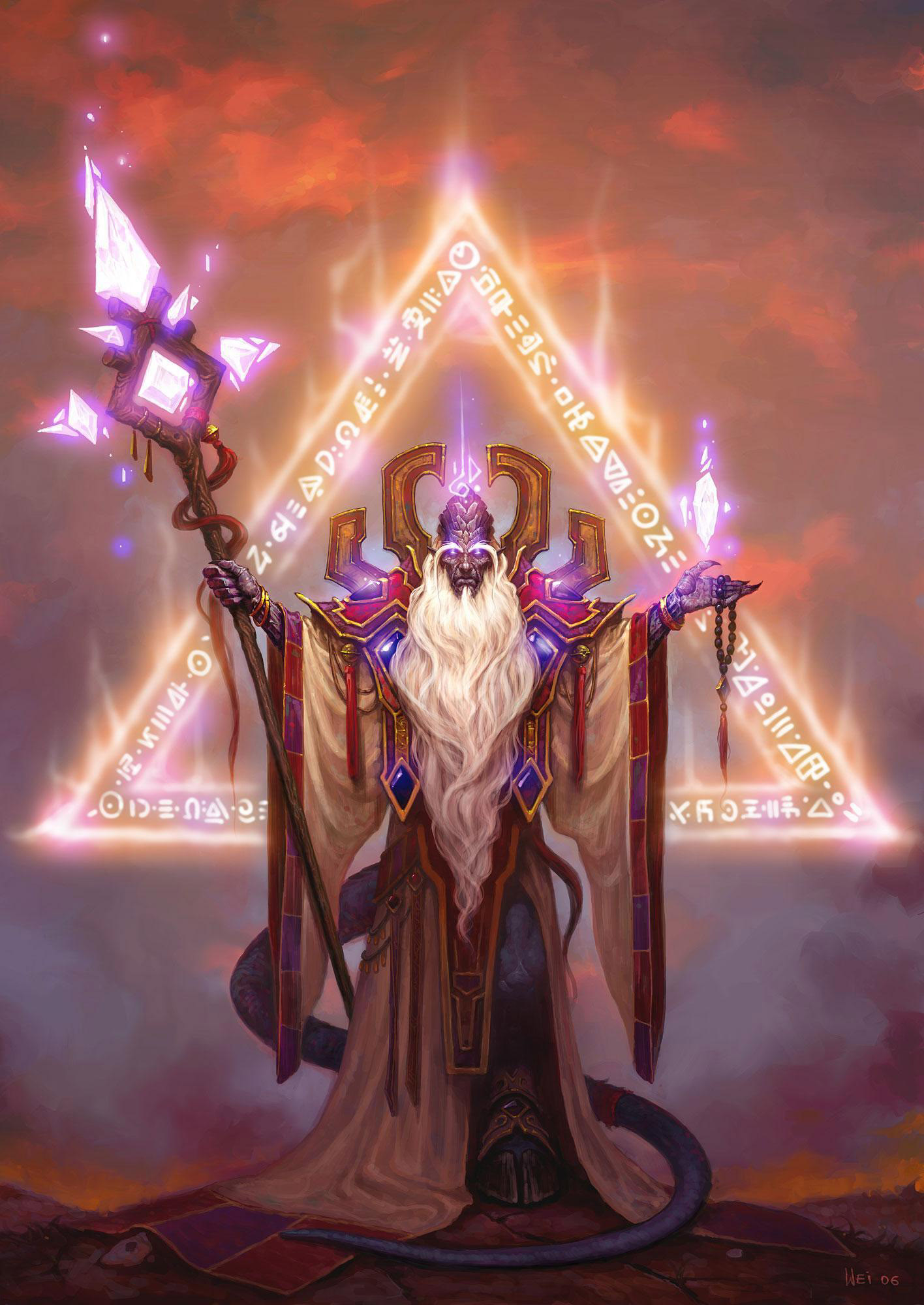 Digital Art Artwork Video Games Warcraft Hearthstone World Of Warcraft Priest Portrait Display 1416x2000