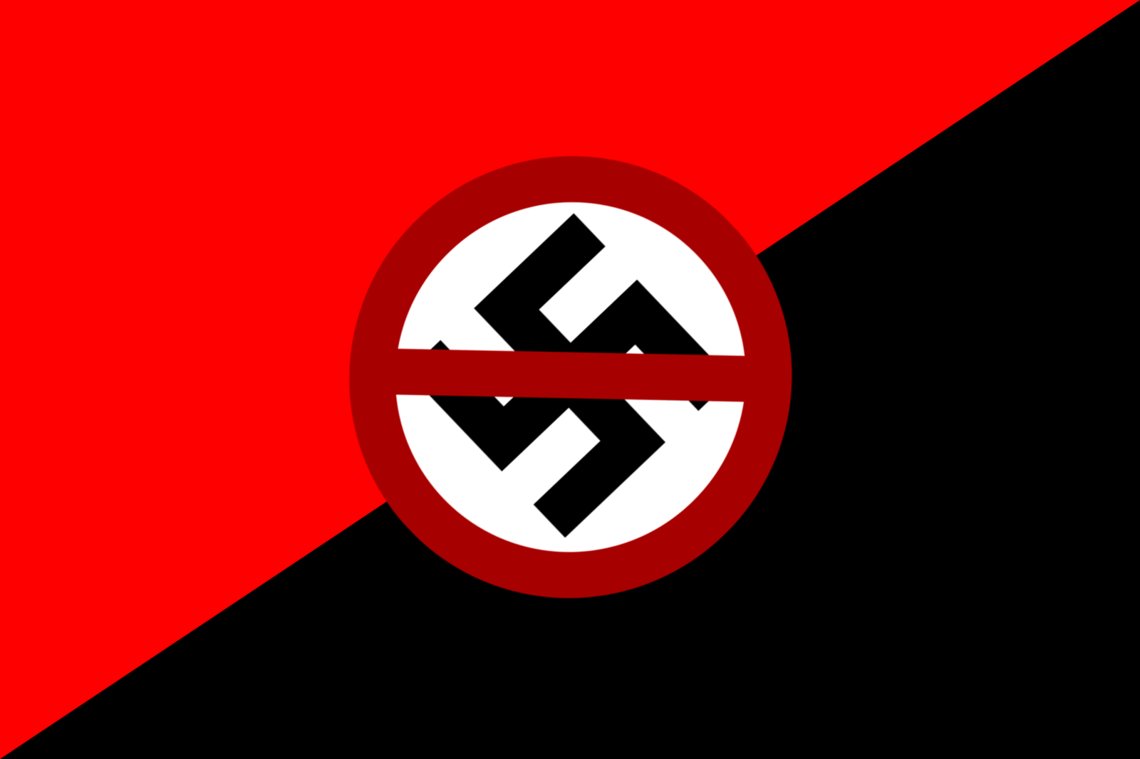 Red Black Swastika Anarchy 1600x1066