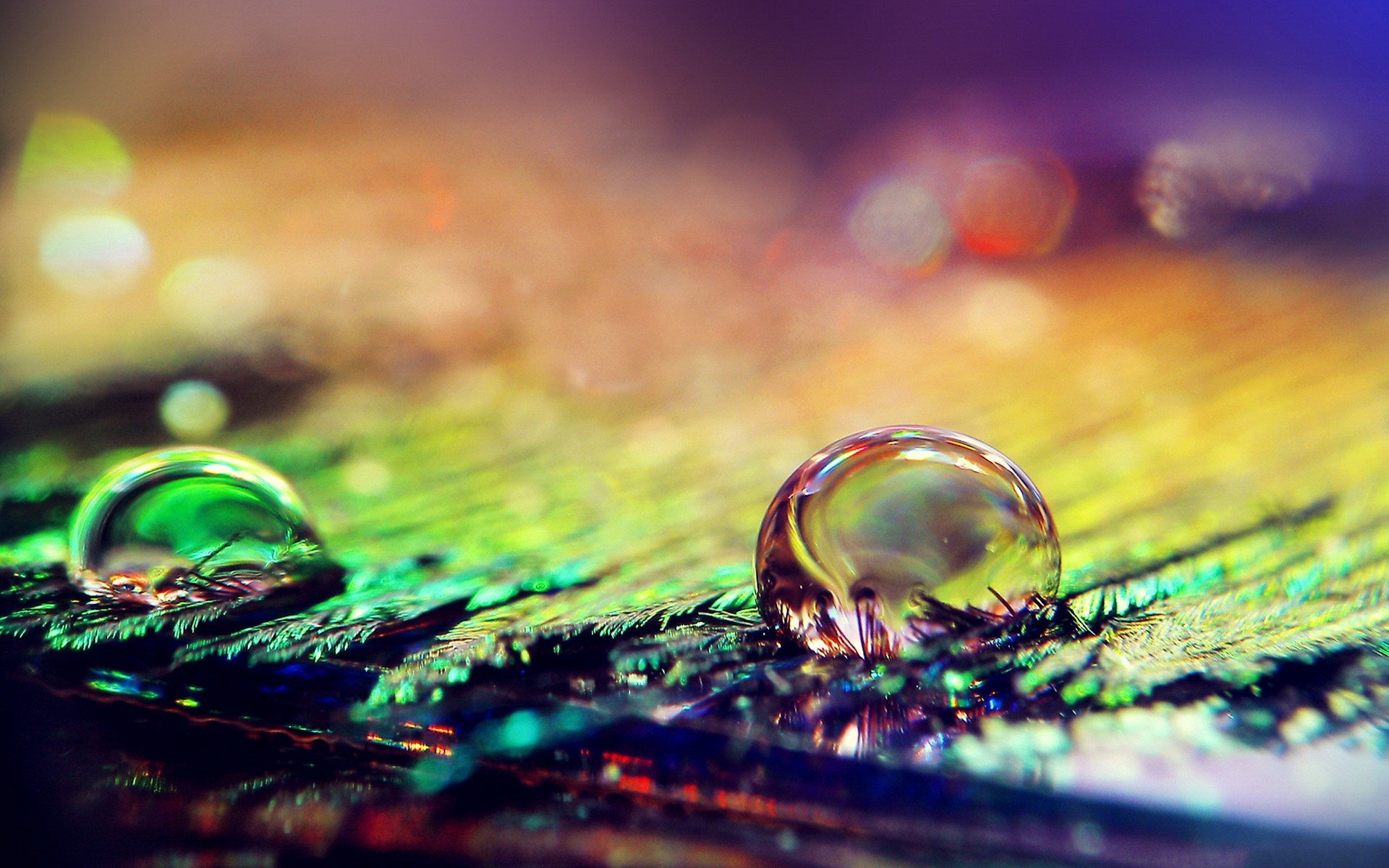 Earth Water Drop 1920x1200