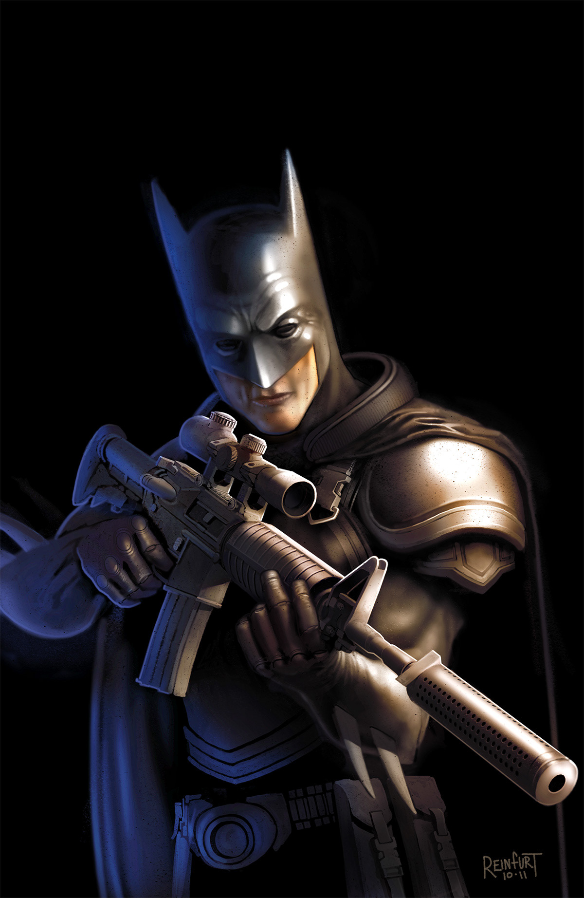 Batman Begins Gun Batman 1200x1844