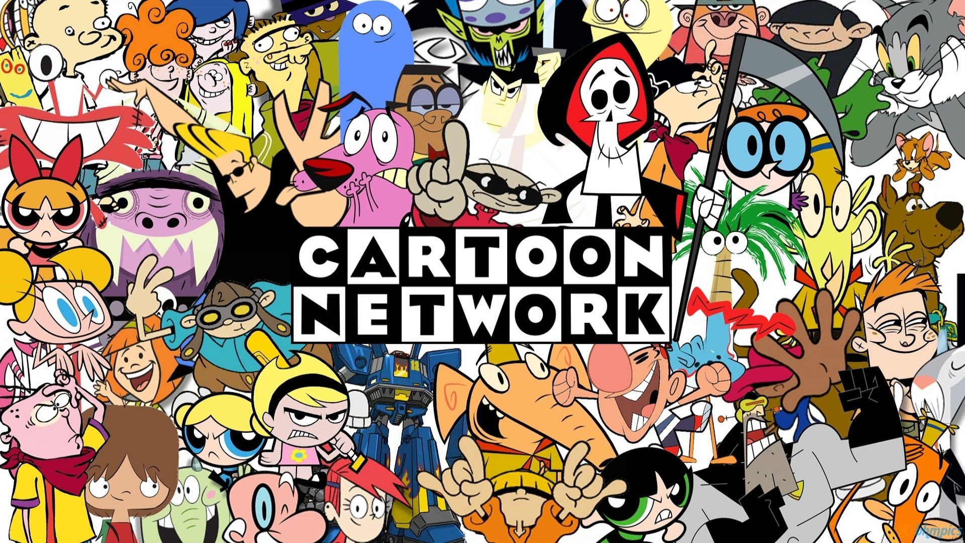 Digital Art Movies Cartoon Network Courage The Cowardly Dog Dexters Laboratory Powerpuff Girls Scoob 1920x1080