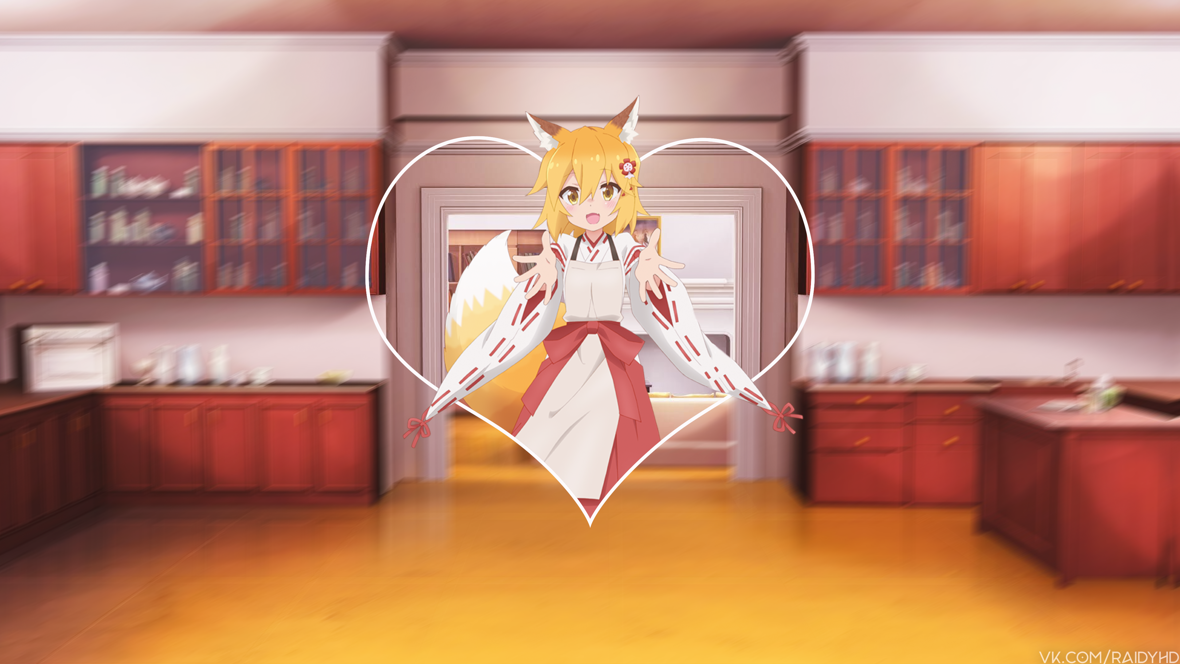 Anime Girls Anime Picture In Picture Sewayaki Kitsune No Senko San 3840x2160