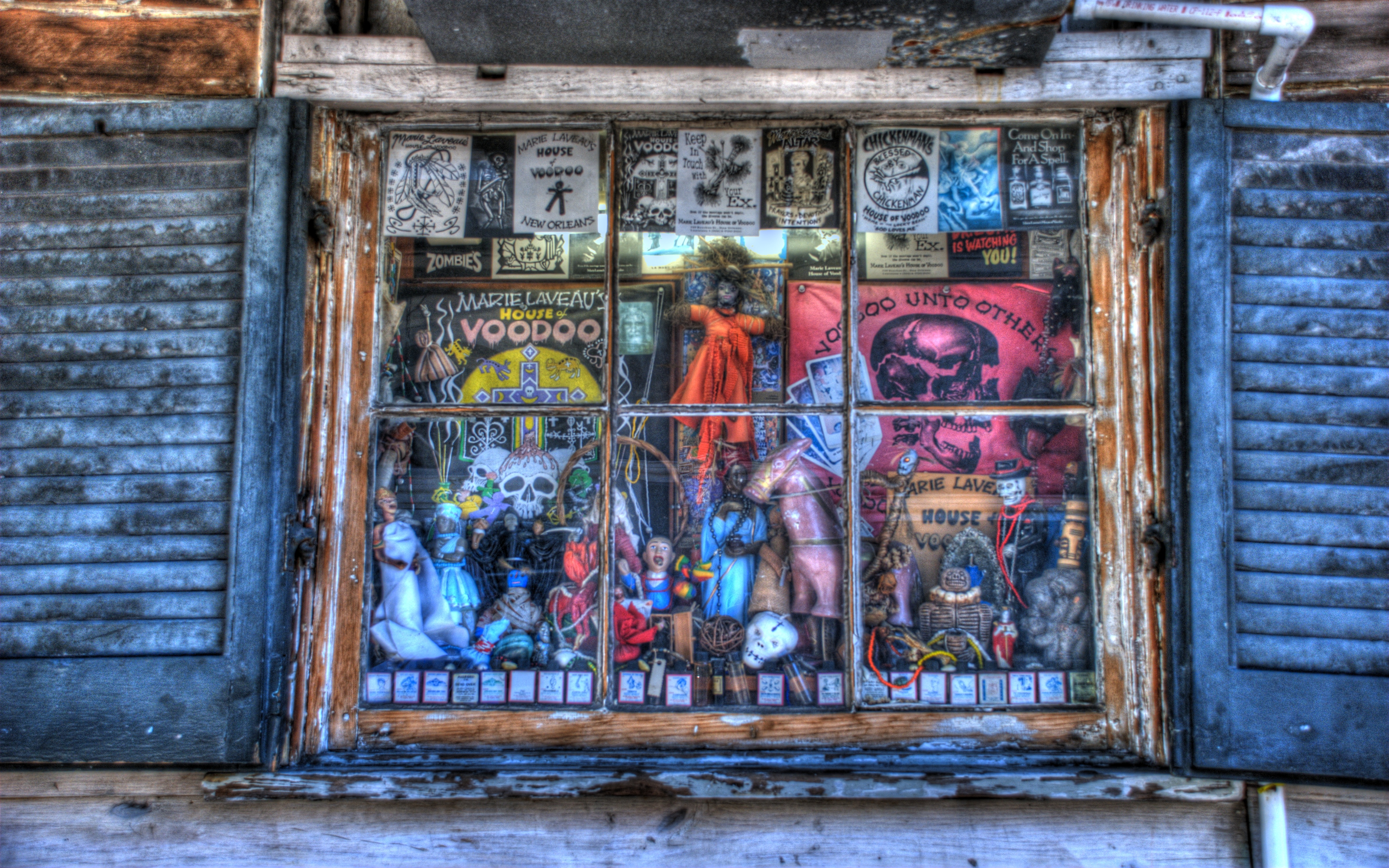 HDR Store Voodoo Shop New Orleans Window 4800x3000