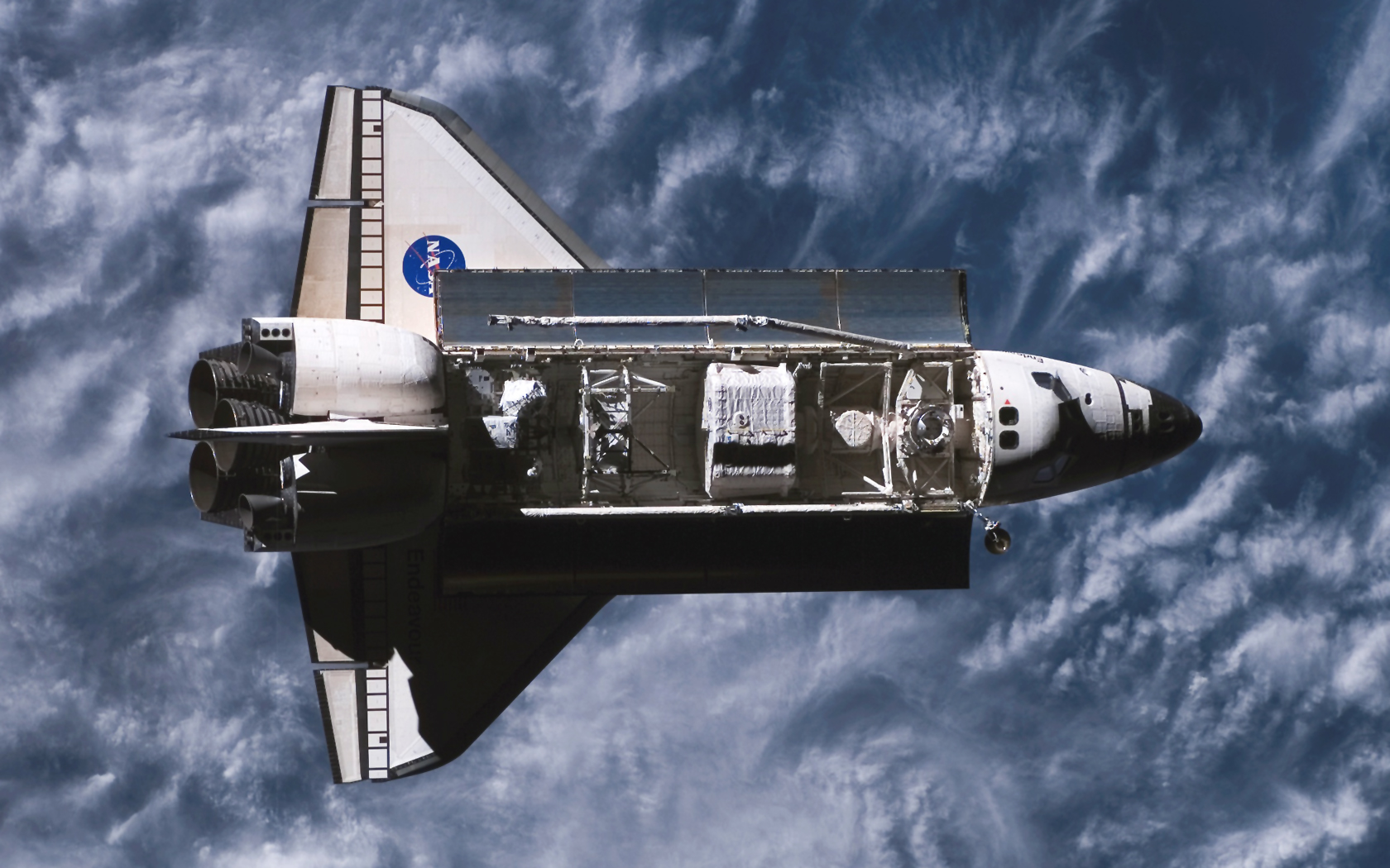 Vehicles Space Shuttle Endeavour 1680x1050