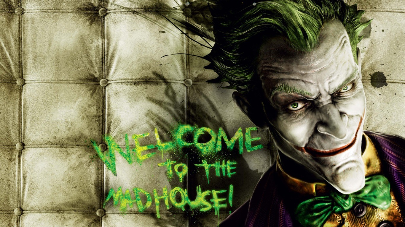 Joker Video Games Arkham Asylum Batman 1366x768