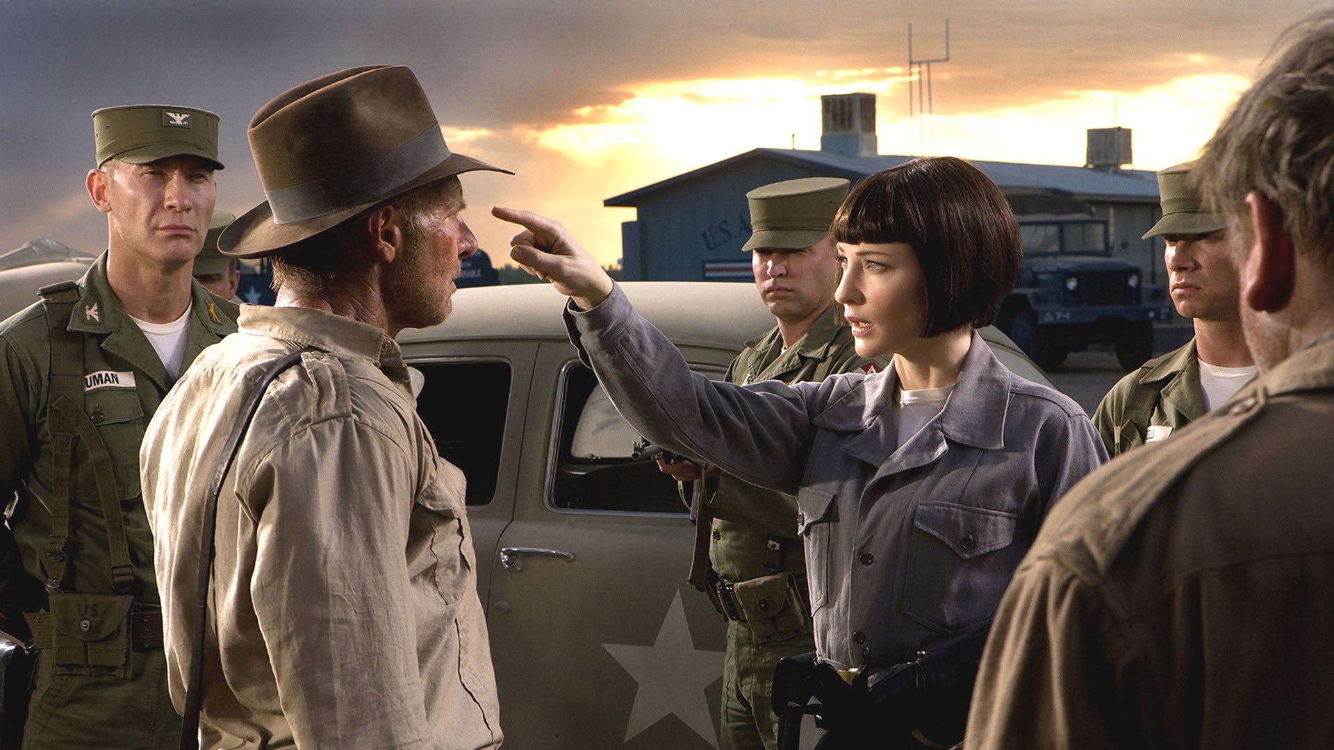 Movies Indiana Jones Indiana Jones And The Kingdom Of The Crystal Skull Harrison Ford Cate Blanchett 1920x1080