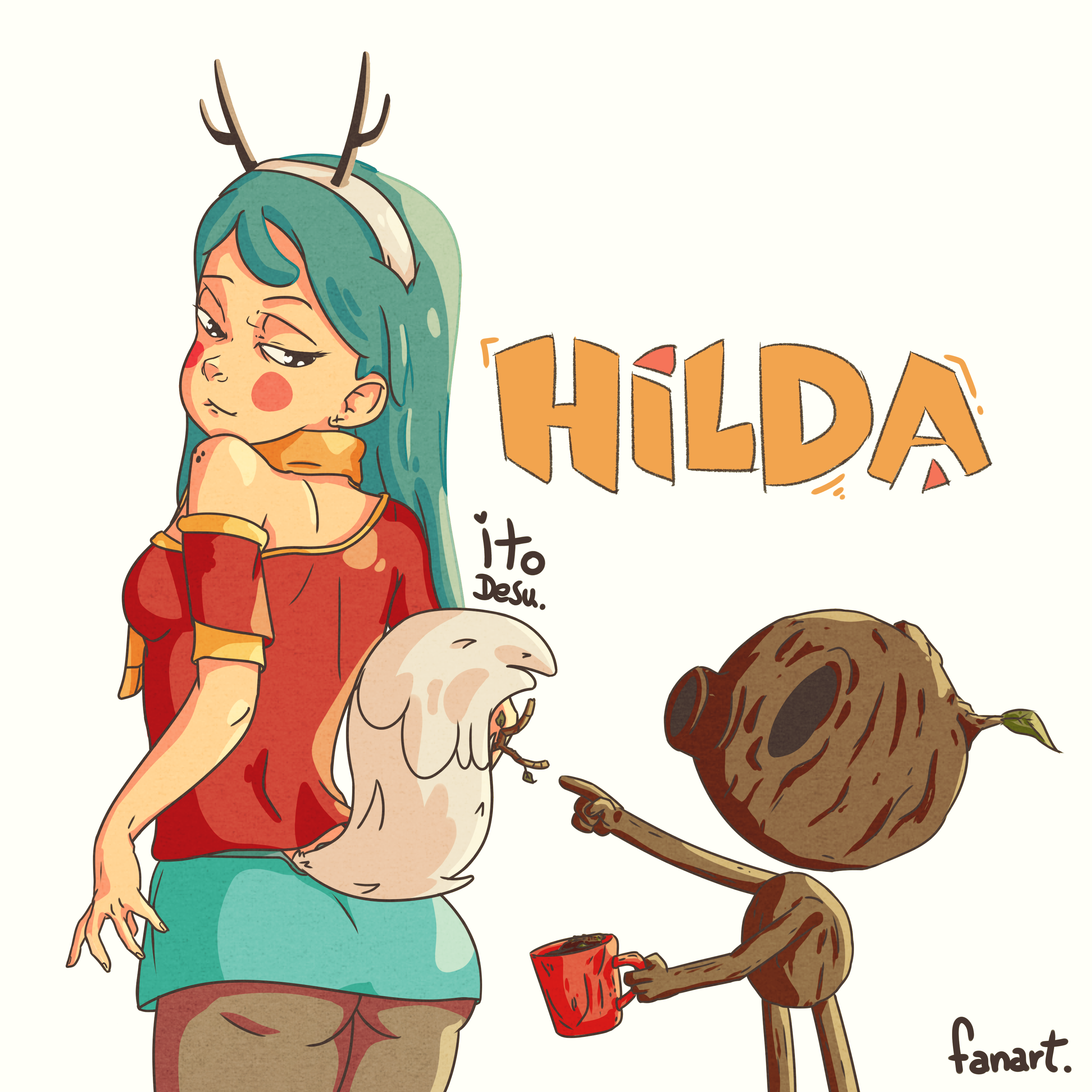 Drawn Drawing Digital Art Character Design Hilda Concept Art 3409x3409