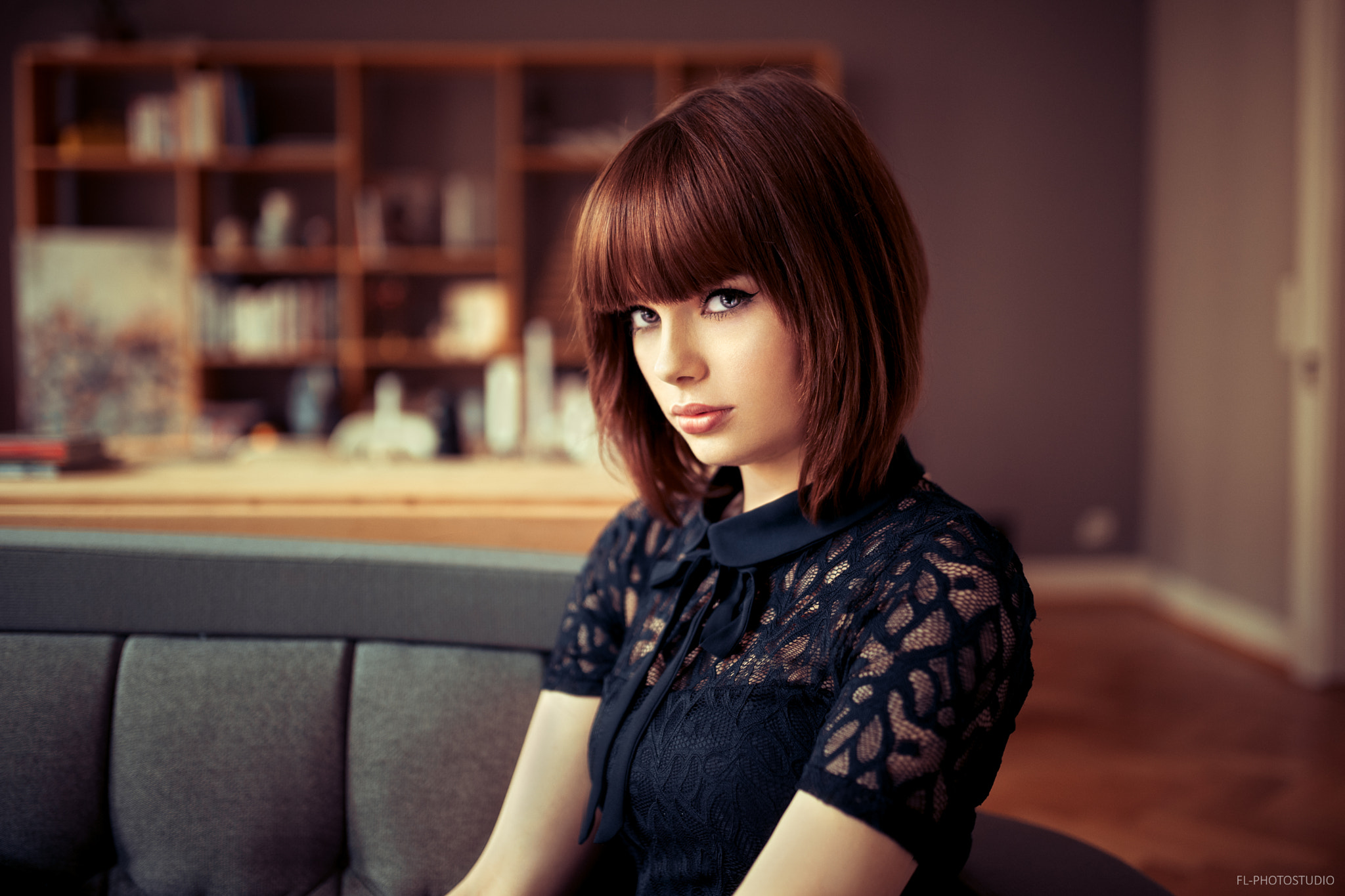 Women Portrait Depth Of Field Short Hair Lods Franck Marie Grippon Marie 500px Auburn Hair 2048x1365