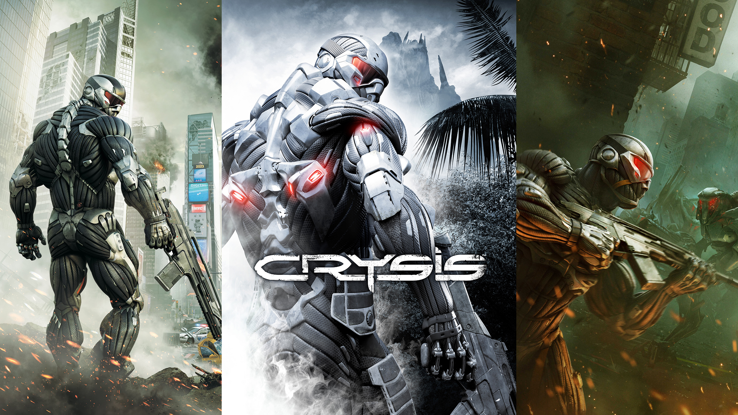 Crysis Crysis 2 Crysis 3 Electronic Arts Video Game Art 2560x1440