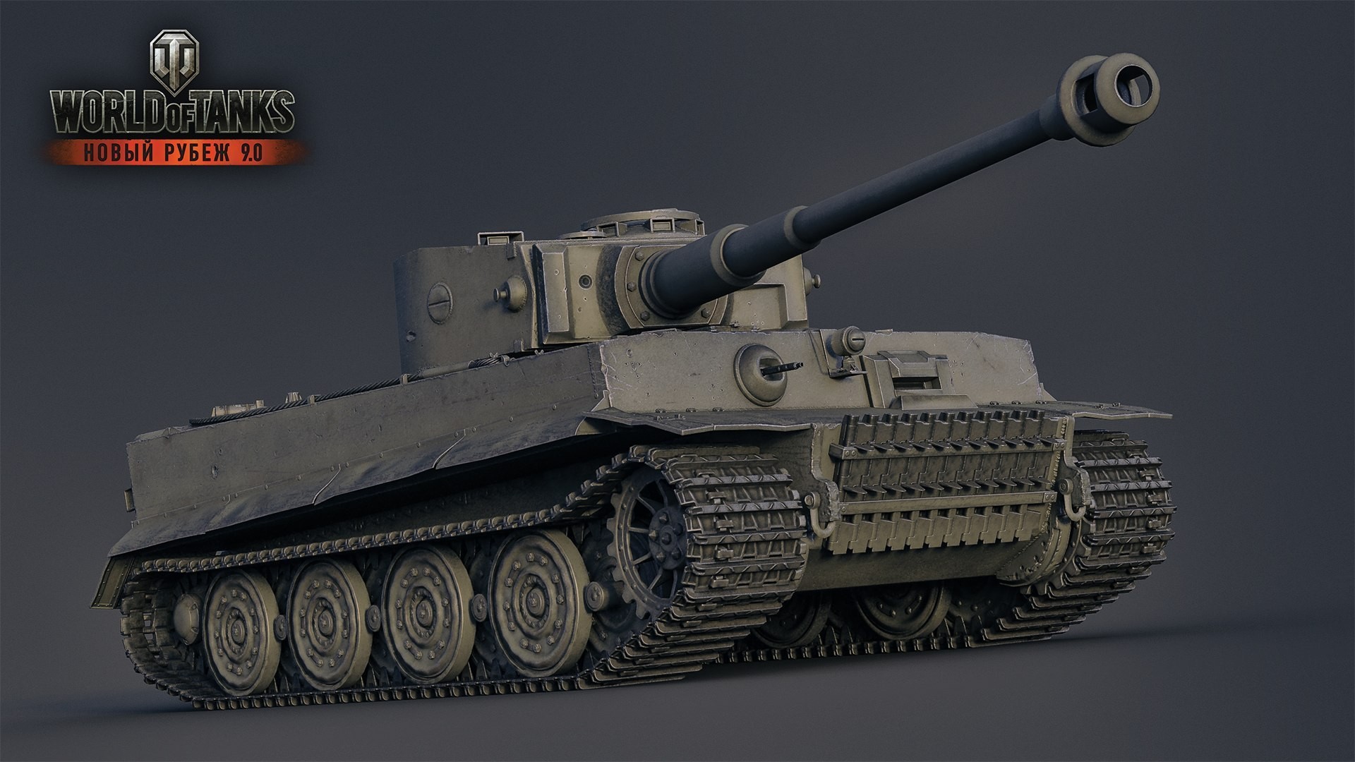 World Of Tanks Tank Wargaming Video Games Render Tiger I 1920x1080