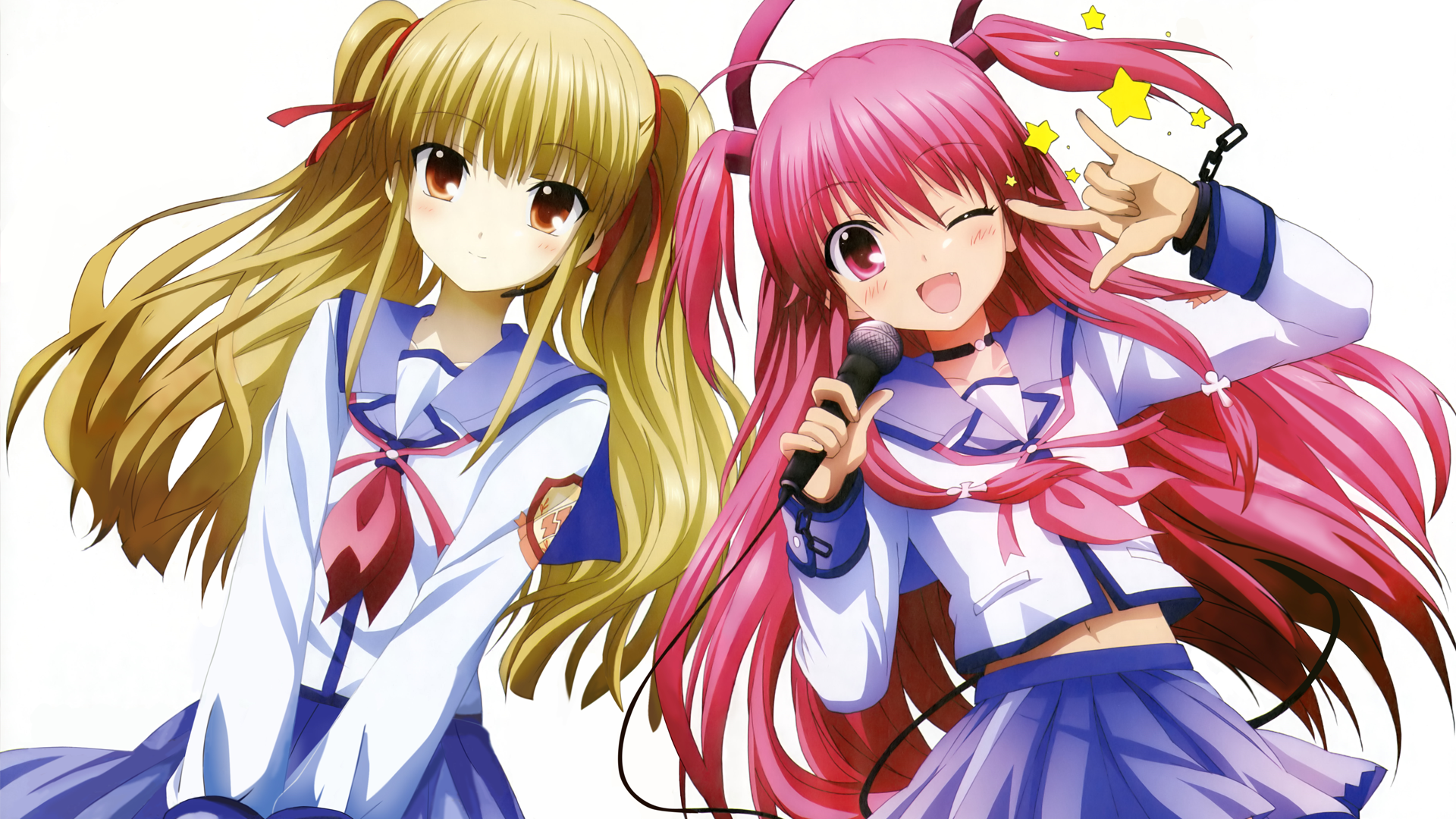 Yui Angel Beats Yusa Angel Beats 1920x1080