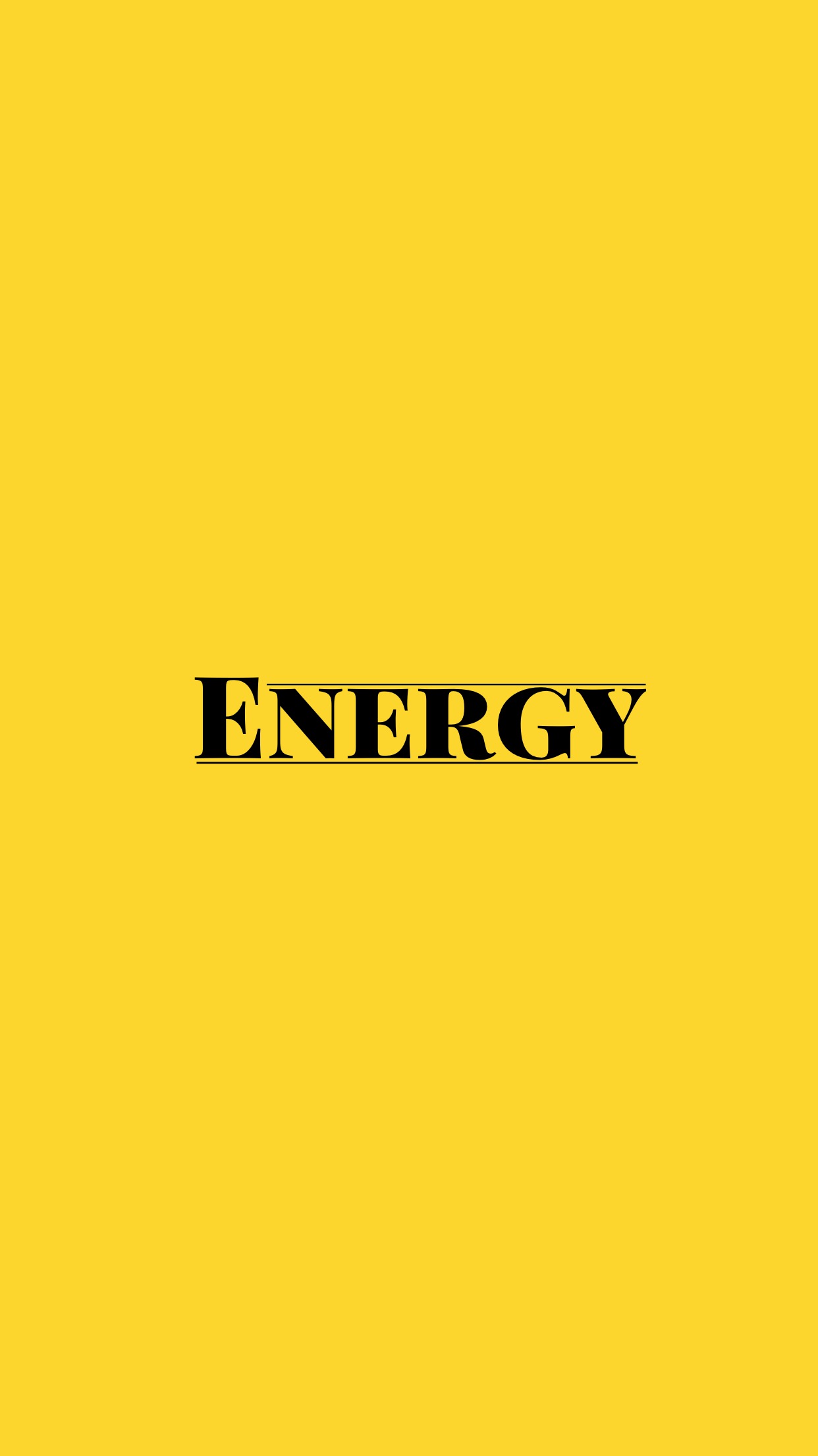 Writing Text Yellow IPhone Physics Minimalism Typography 1242x2208