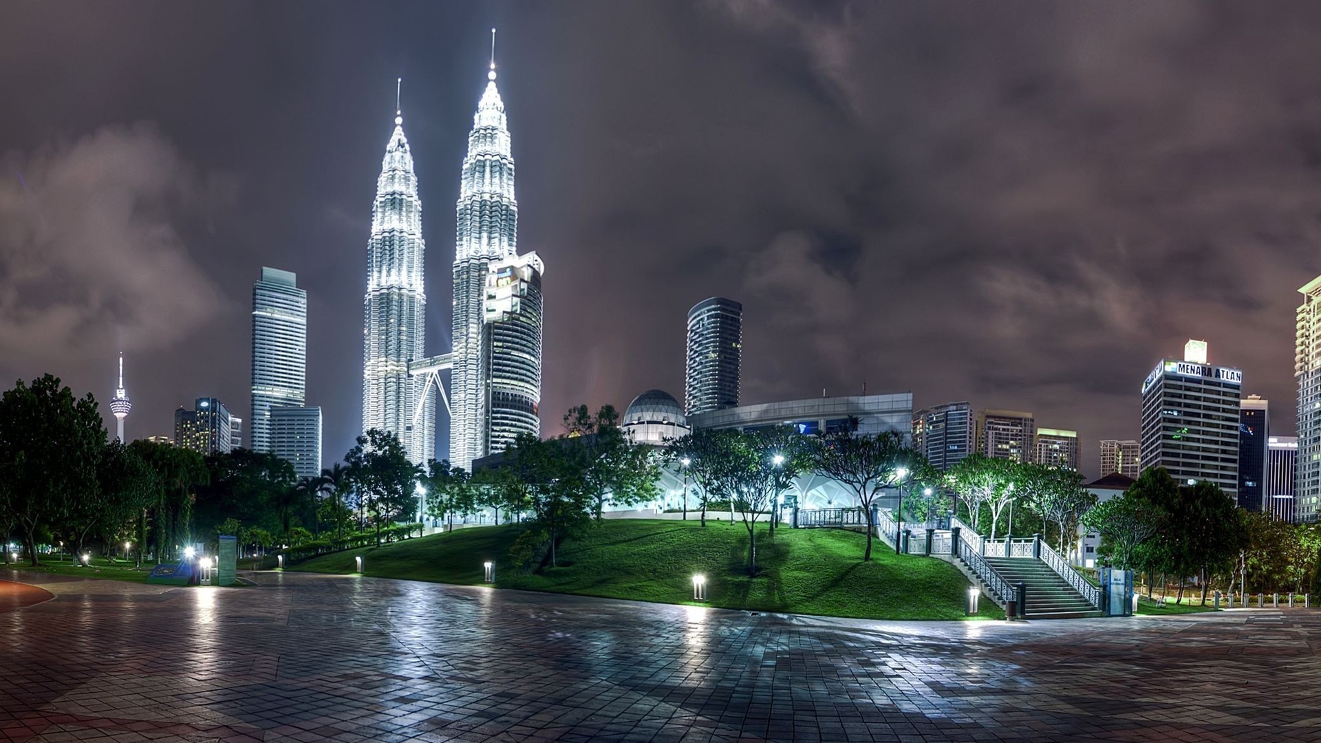 Kuala Lumpur Cityscape Petronas Towers 1920x1080