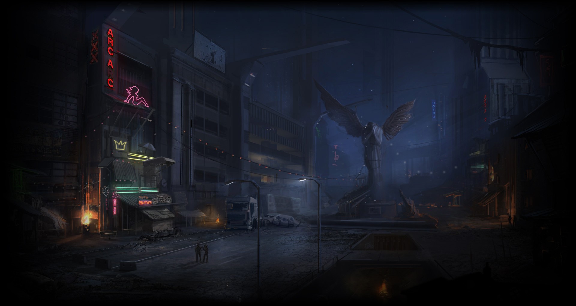 City Dark Artwork Video Games 2011 Year 1920x1020