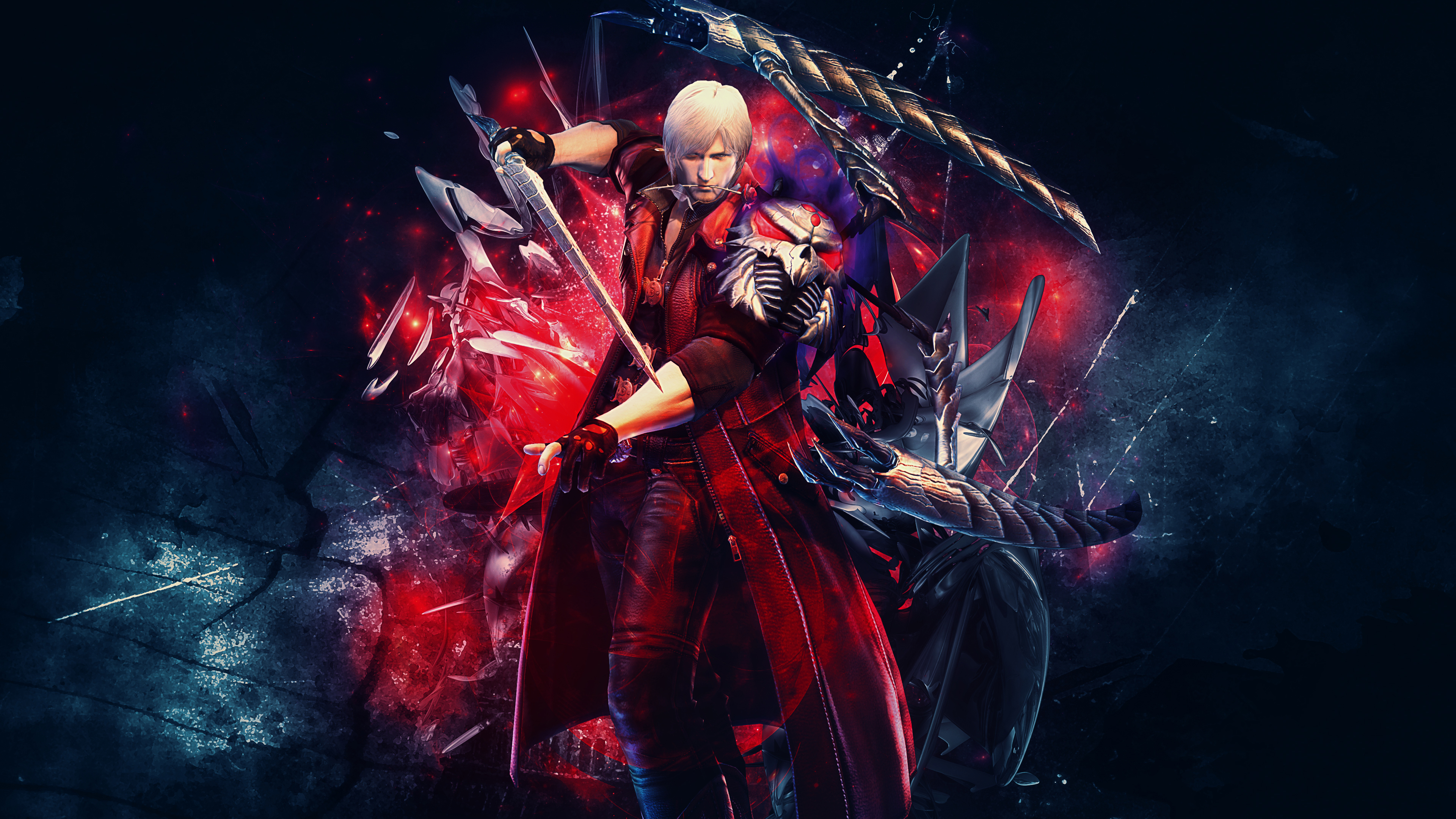 Devil May Cry 4 Capcom Video Games Devil May Cry Dante 3840x2160