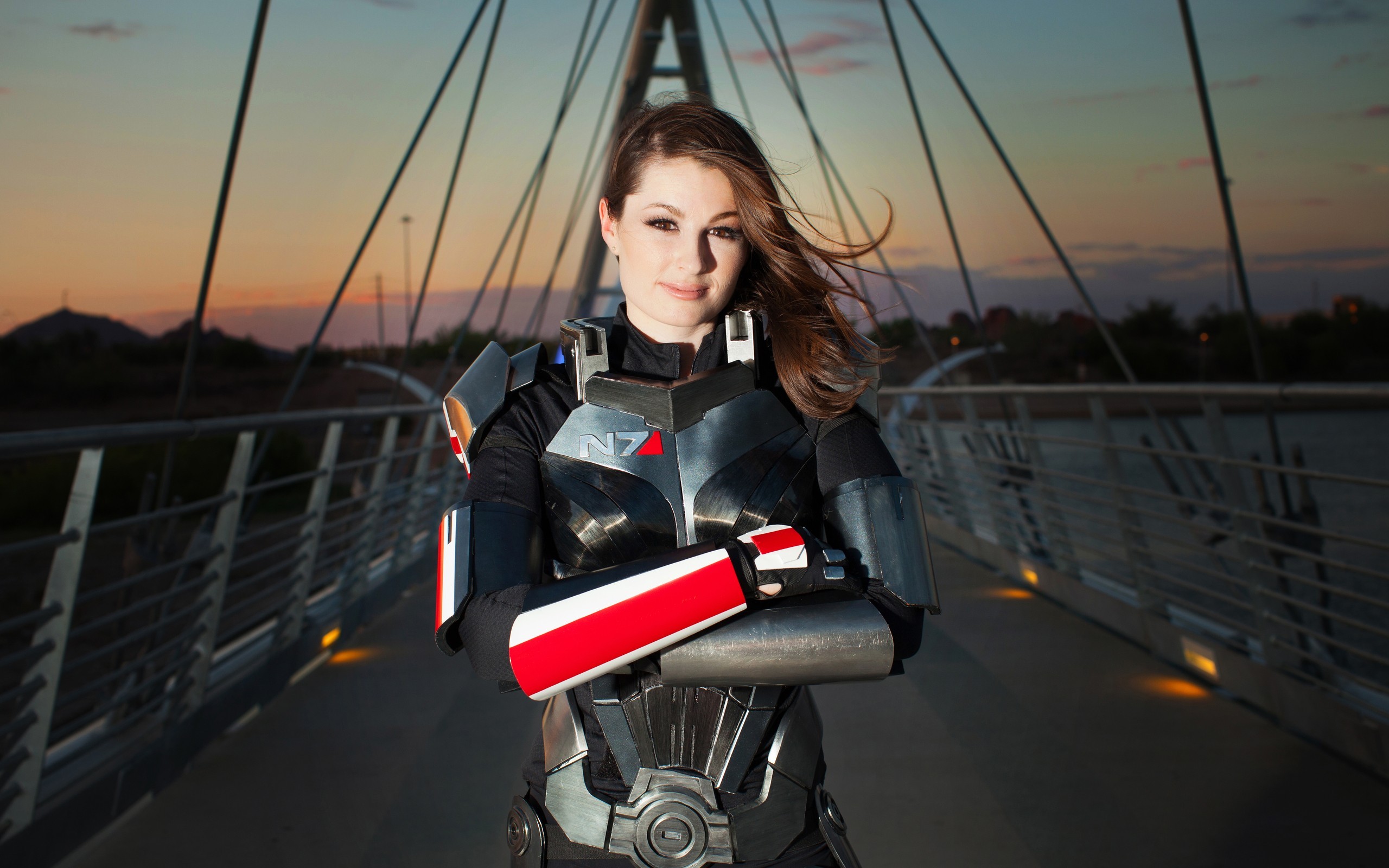 Mass Effect Mass Effect 2 Mass Effect 3 Cosplay Cosplay Jane Shepard Video Games Commander Shepard B 2560x1600