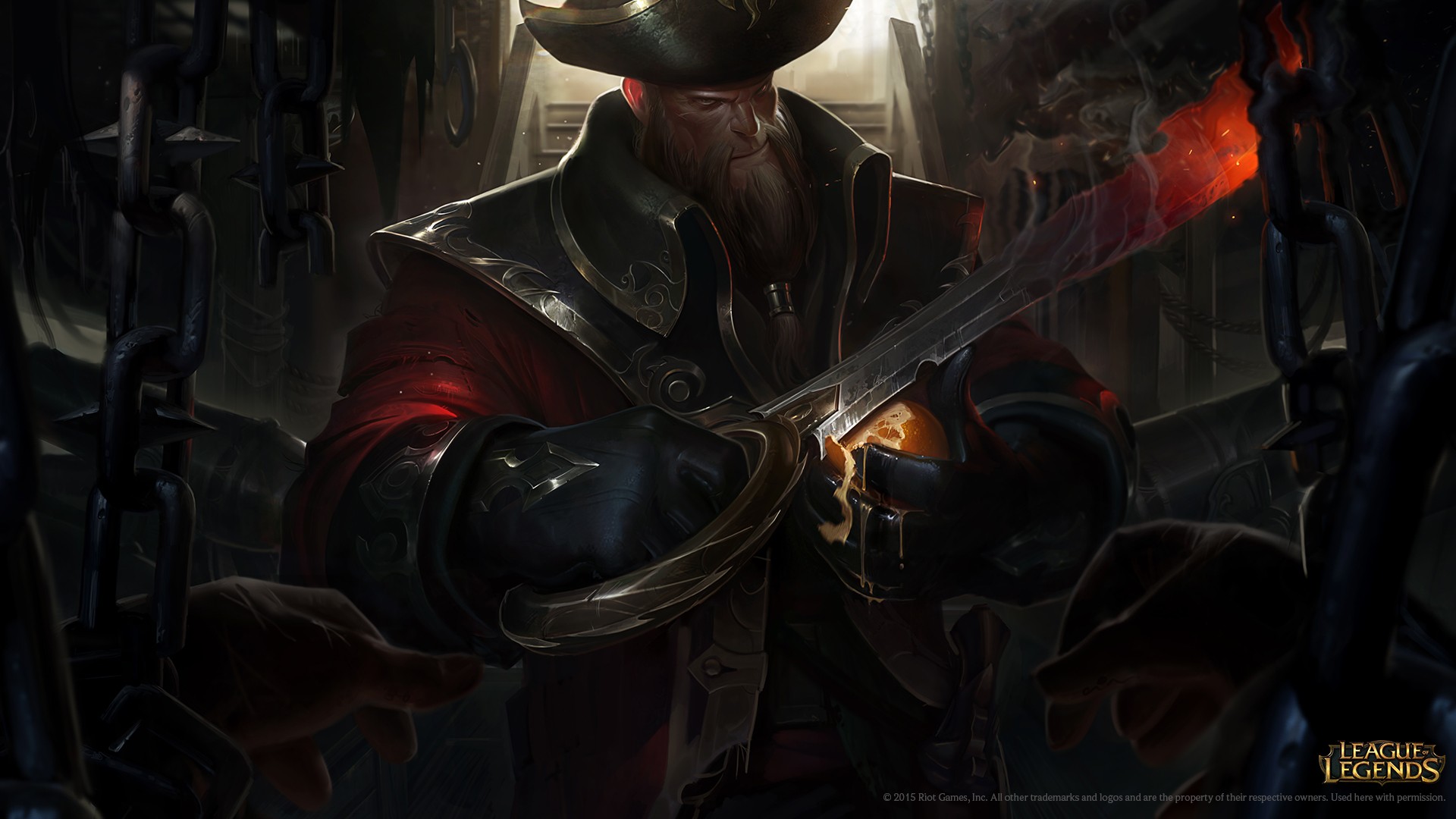 League Of Legends Gangplank Pirates PC Gaming 1920x1080