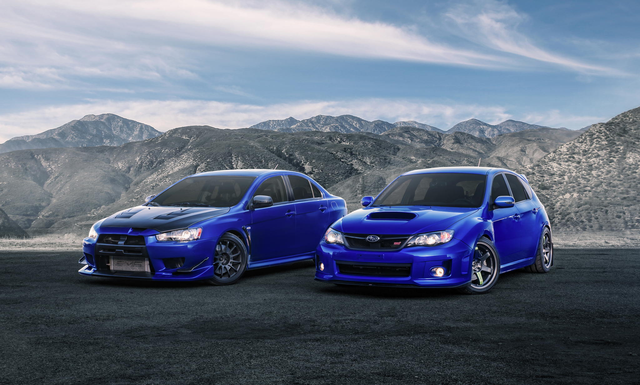 Vehicles Mitsubishi Evolution 2048x1235