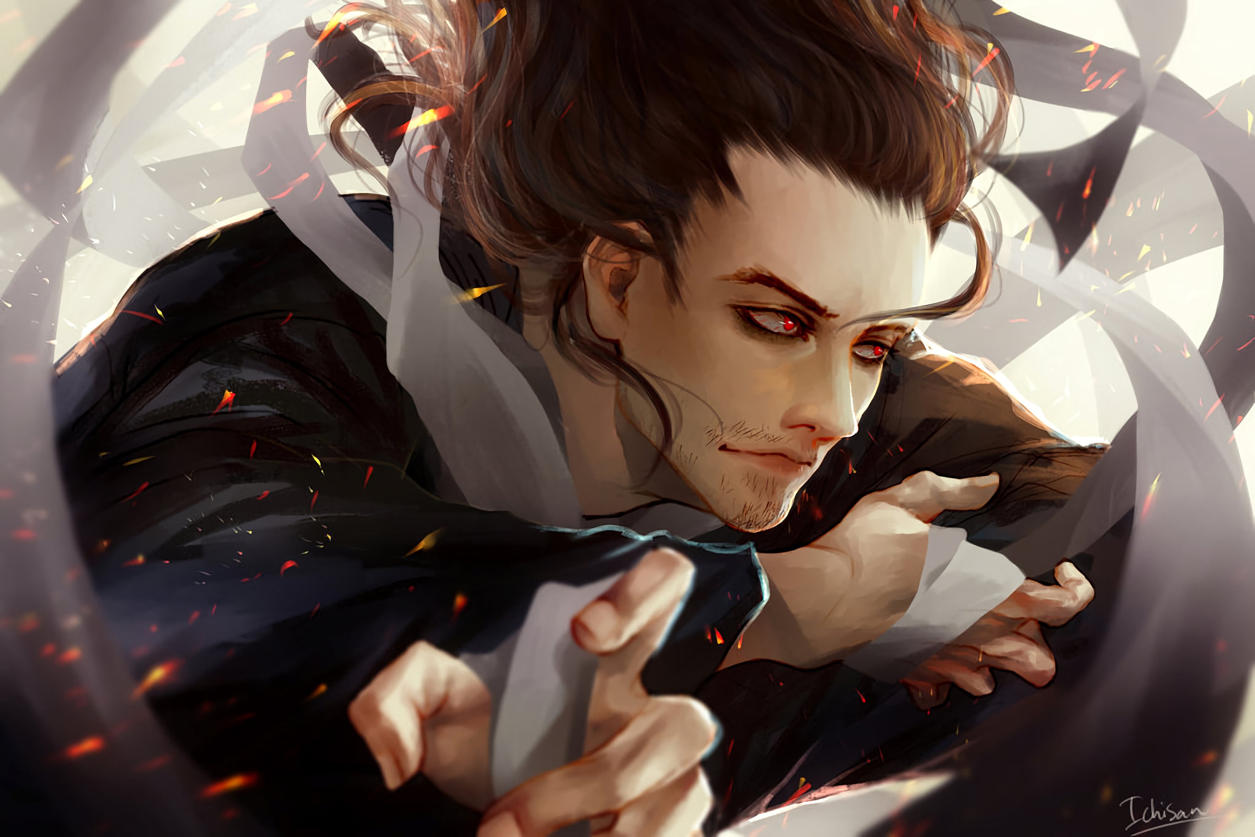 Shouta Aizawa Brown Hair Red Eyes My Hero Academia Boku No Hero Academia 4000x2668