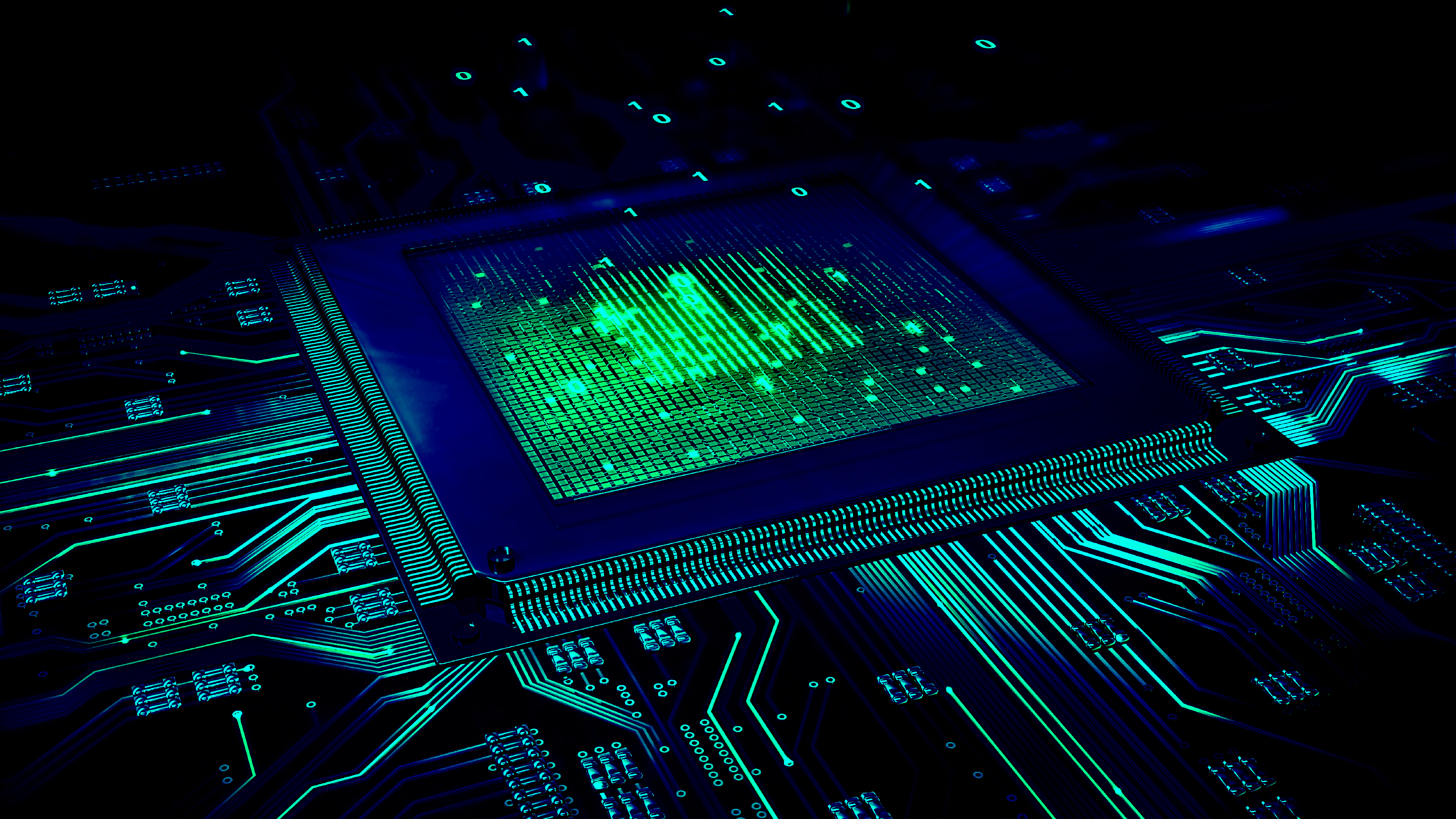 CPU Tech Circuit Circuit Boards Computer Technology 3982x2240