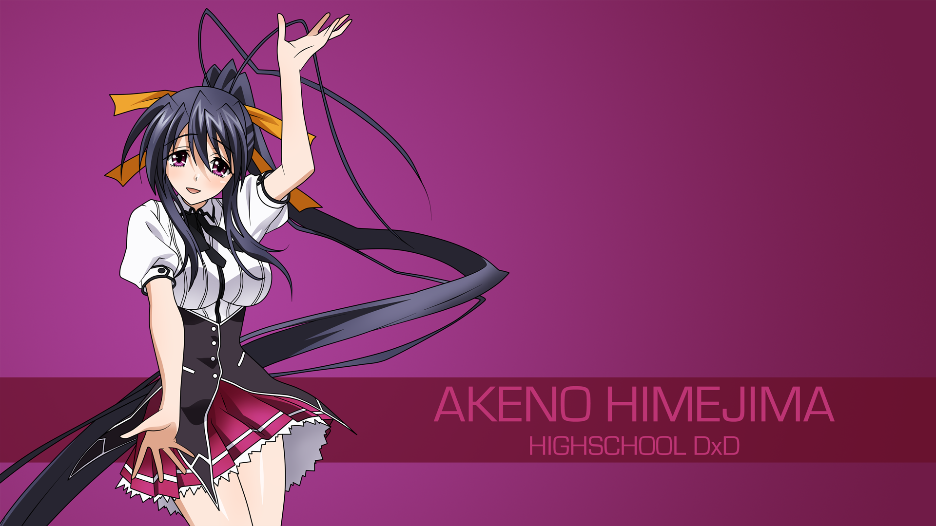 Anime Girls Highschool DxD Himejima Akeno 1920x1080