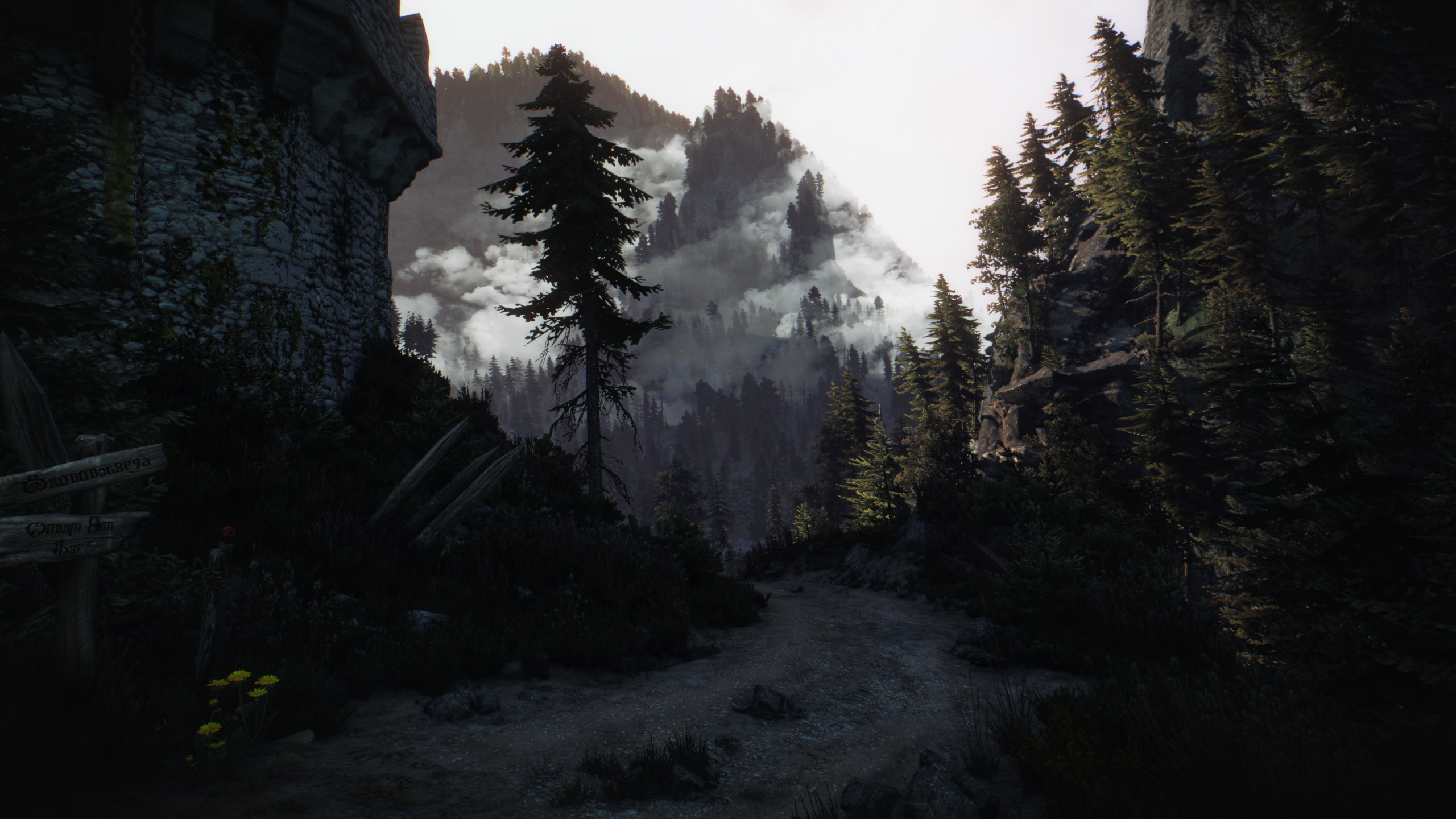 The Witcher 3 Wild Hunt The Witcher Kaer Morhen 2560x1440