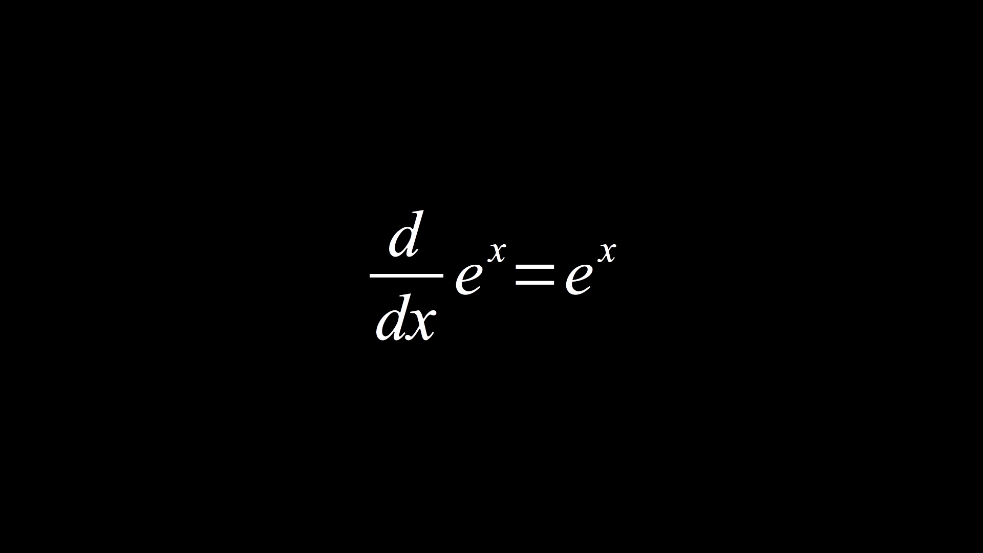 Mathematics Equation Black Minimalism 1920x1080
